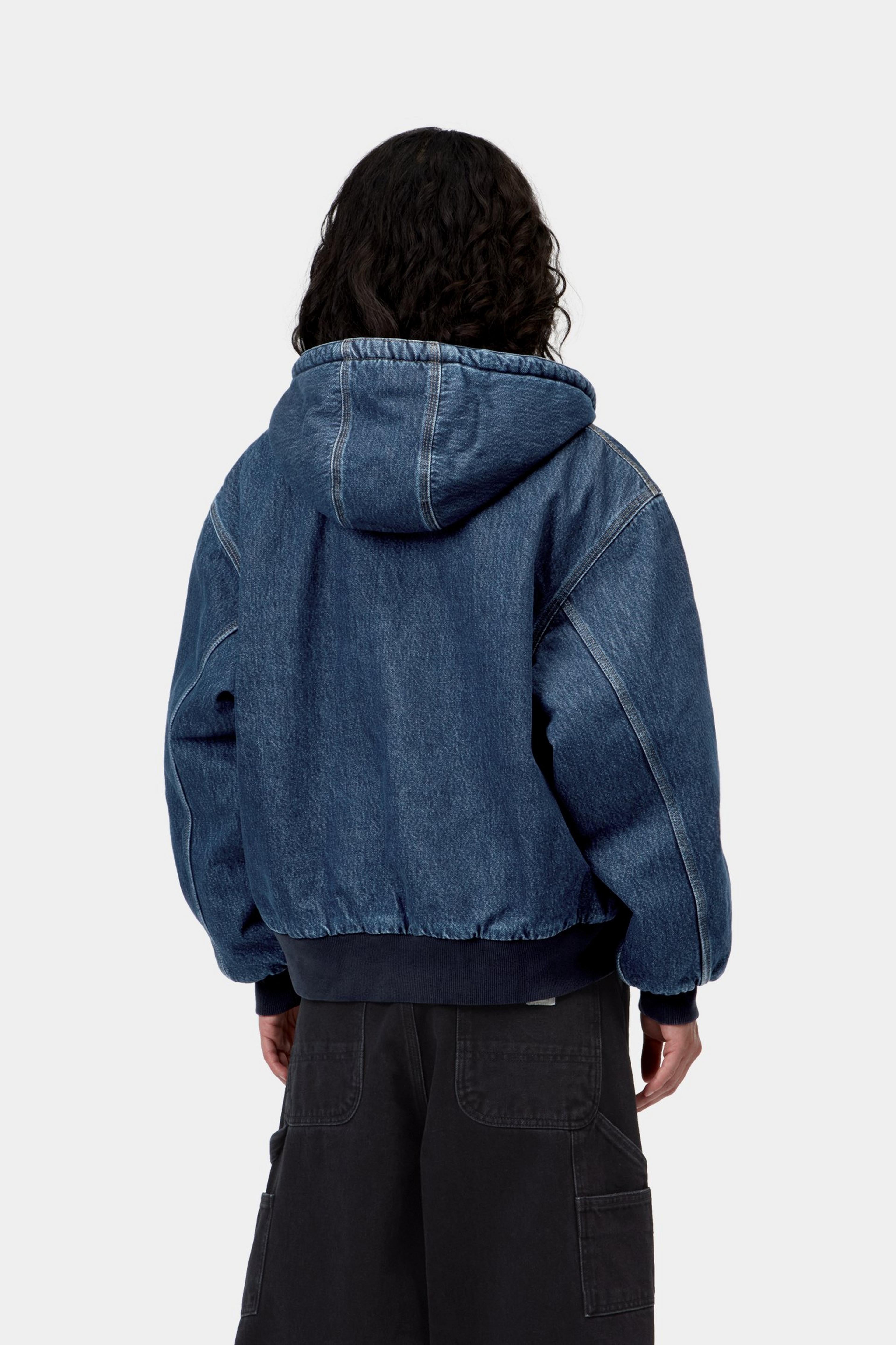 W' OG Active Jacket - Blue stone washed 3