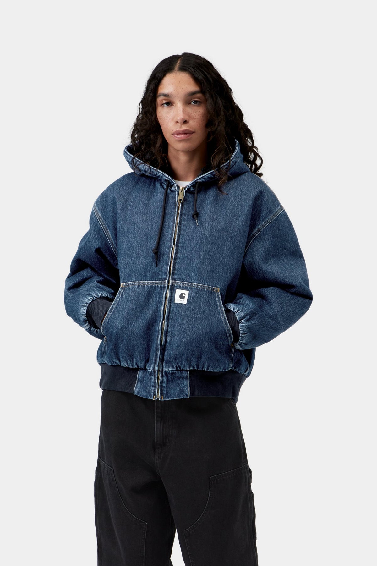 W' OG Active Jacket - Blue stone washed