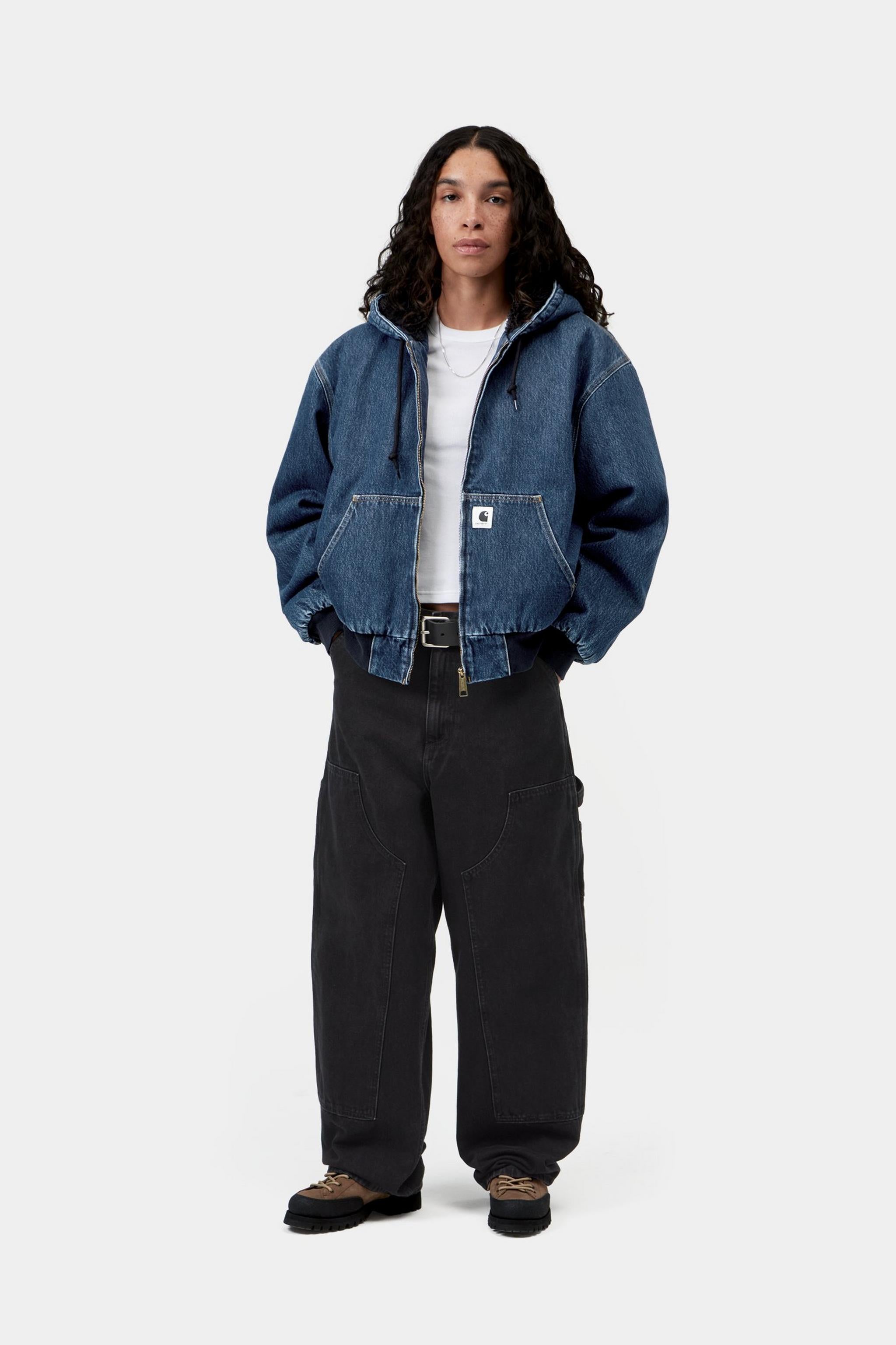 W' OG Active Jacket - Blue stone washed 5