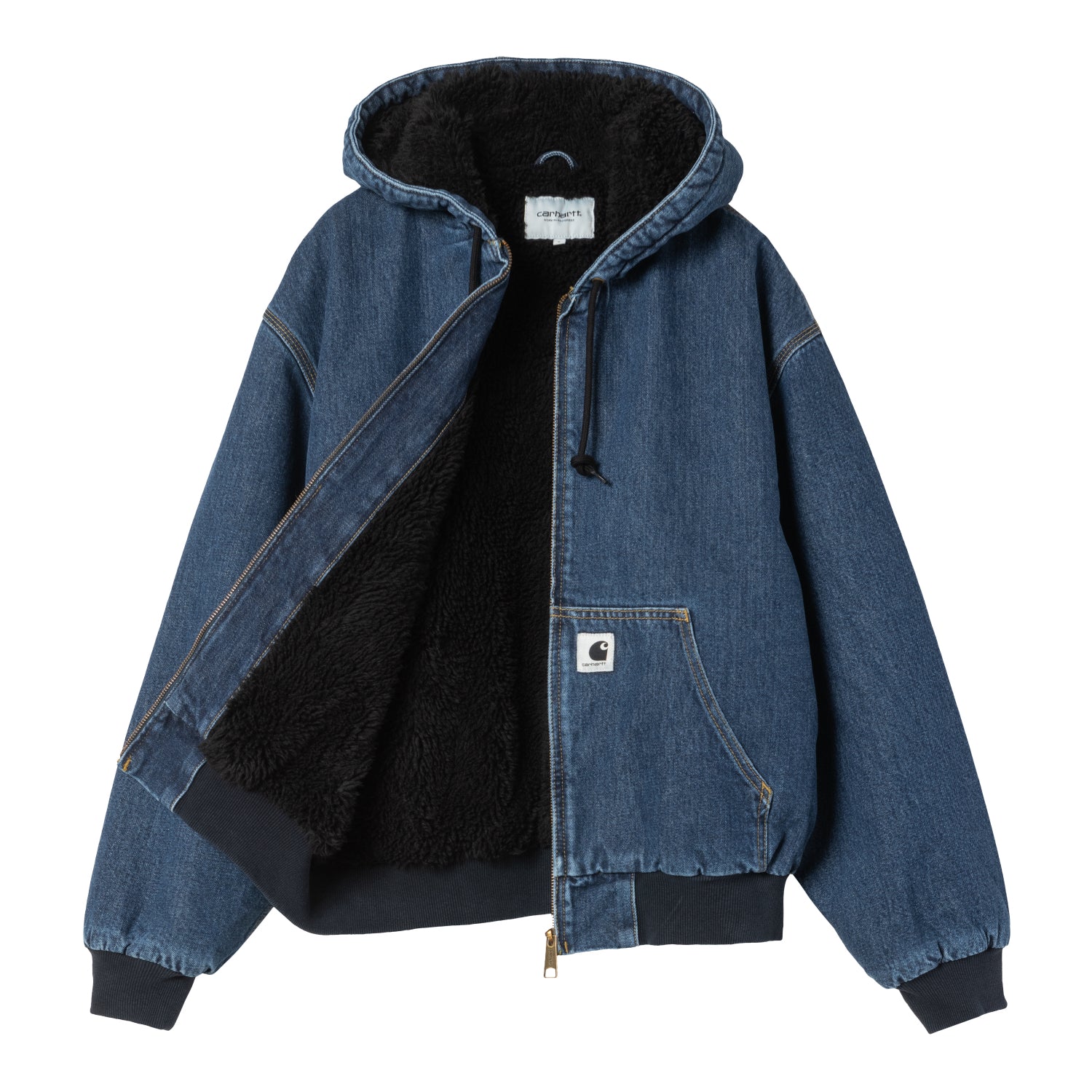W' OG Active Jacket - Blue stone washed 7