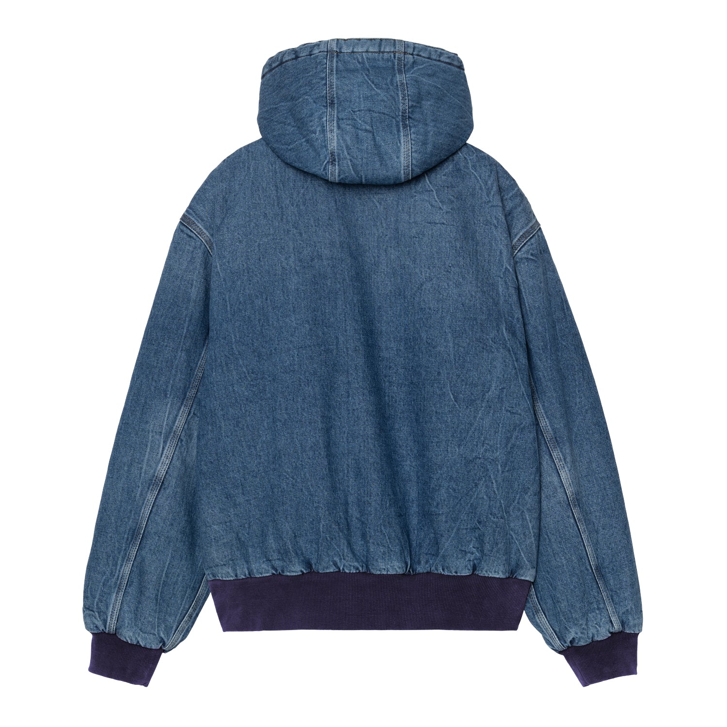 W' OG Active Jacket - Blue marble used wash 6