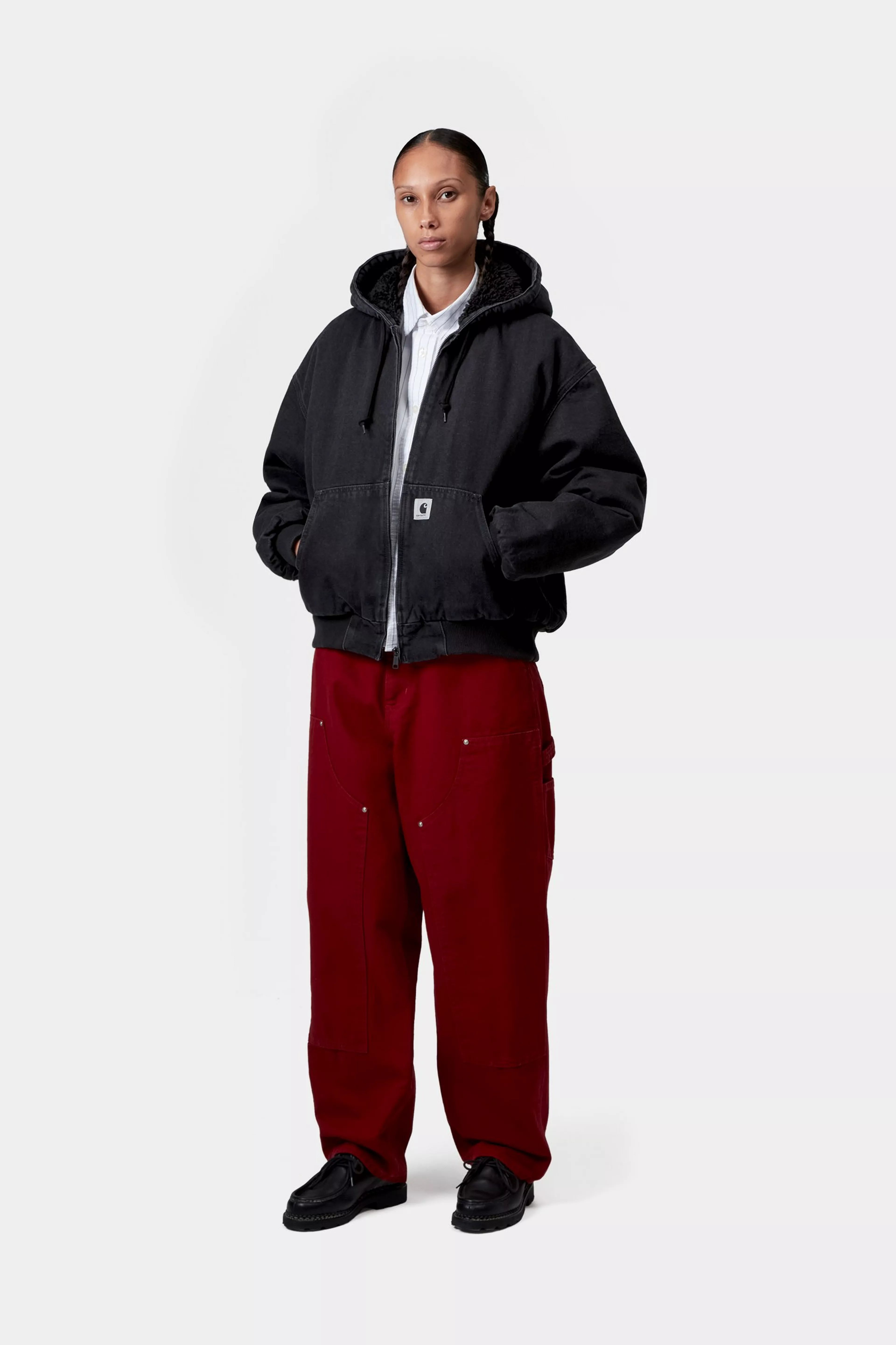 W' OG ACTIVE JACKET  - Black (stone washed)