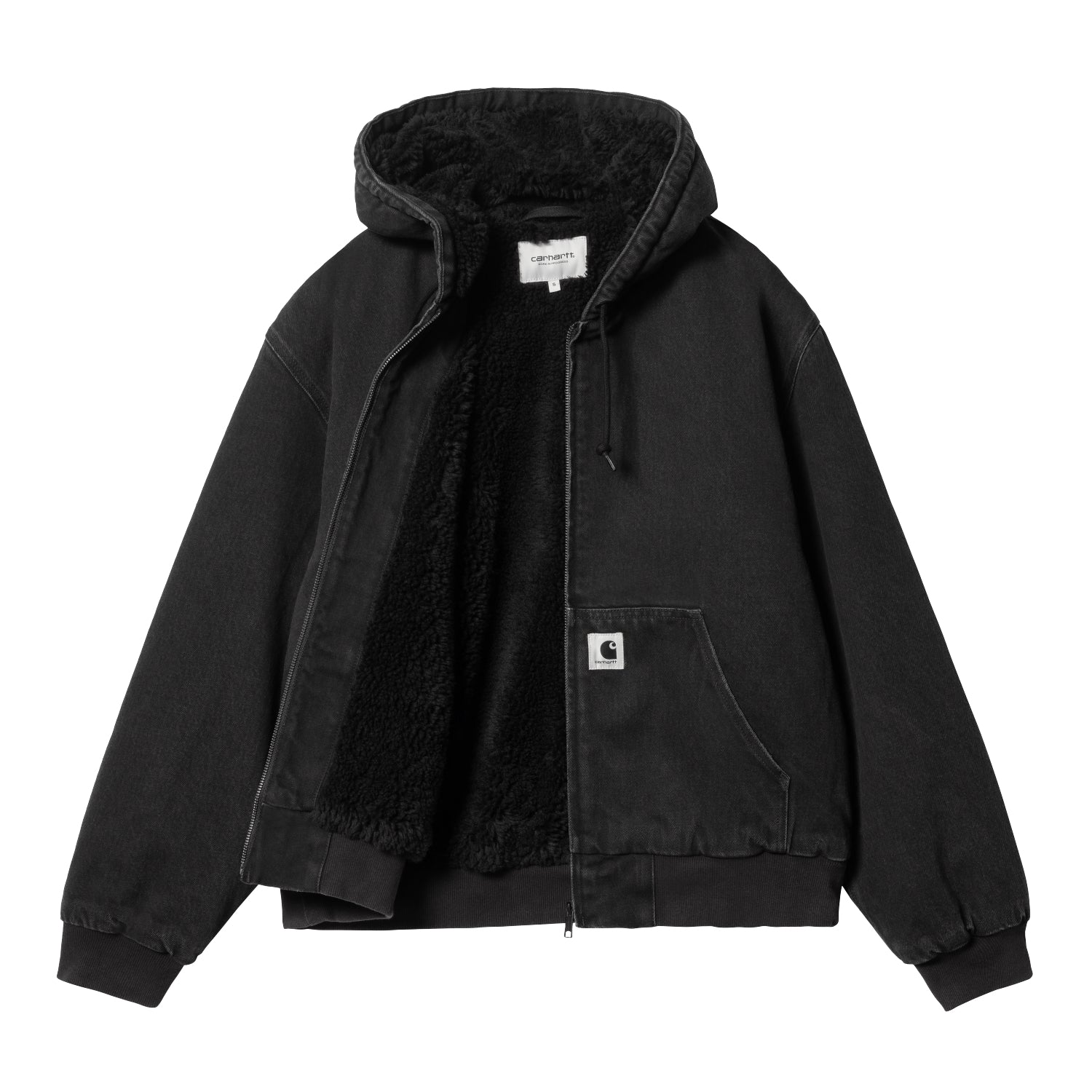 W' OG Active Jacket - Black stone washed 7