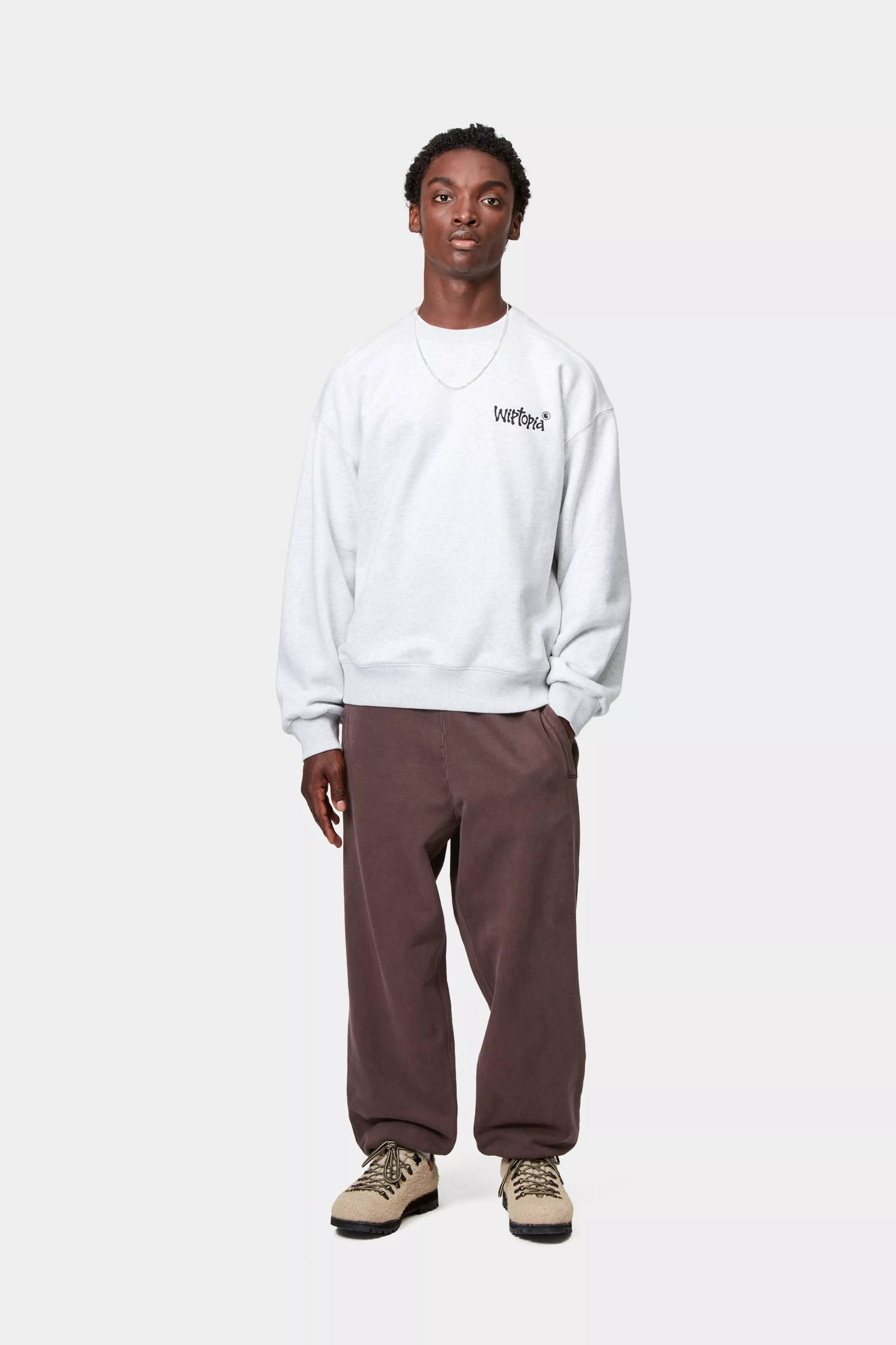 VISTA GRAND SWEAT PANT  - Palisander (garment dyed)