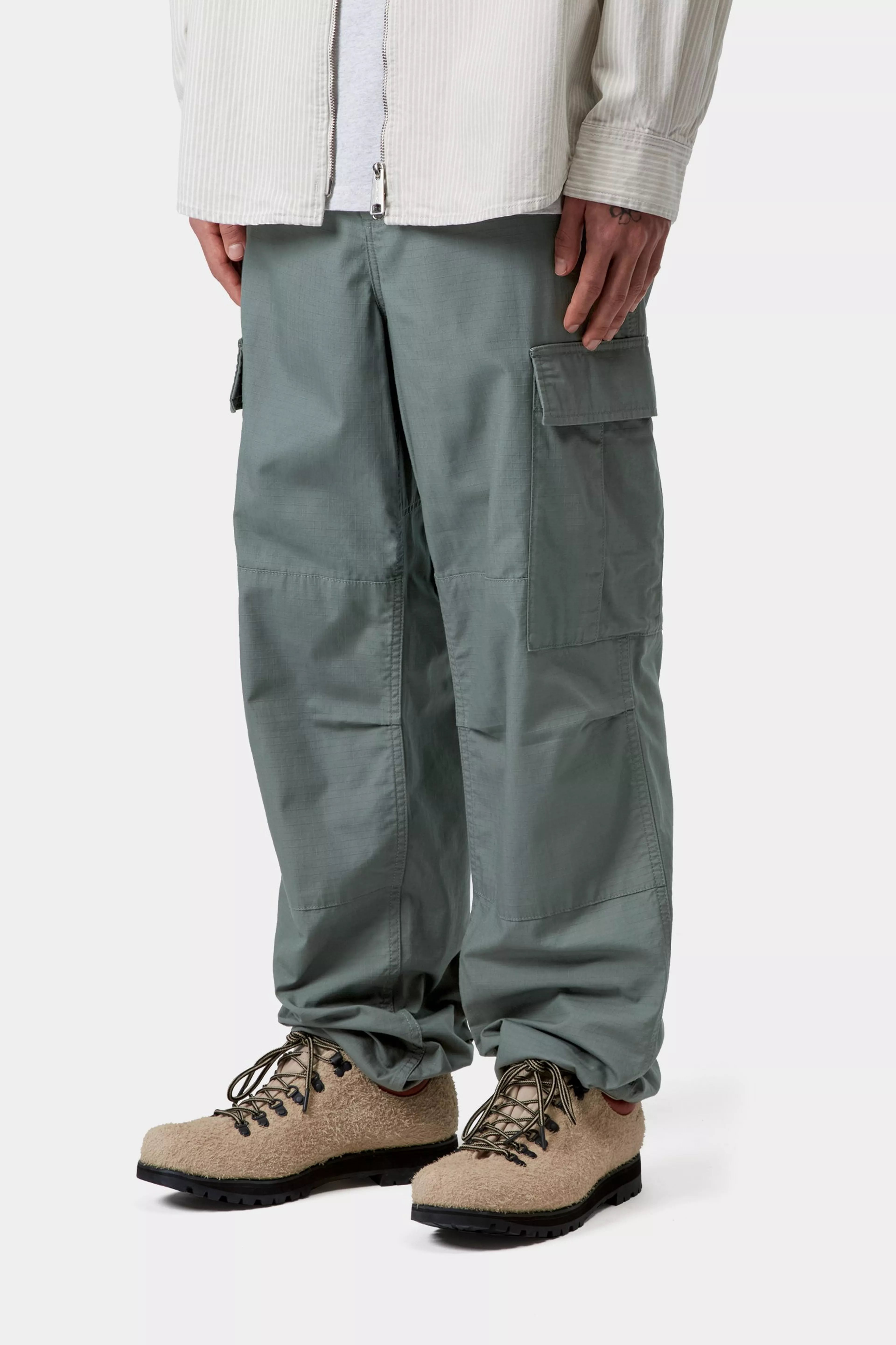 Regular Cargo Pant - Velvet Green (rinsed)