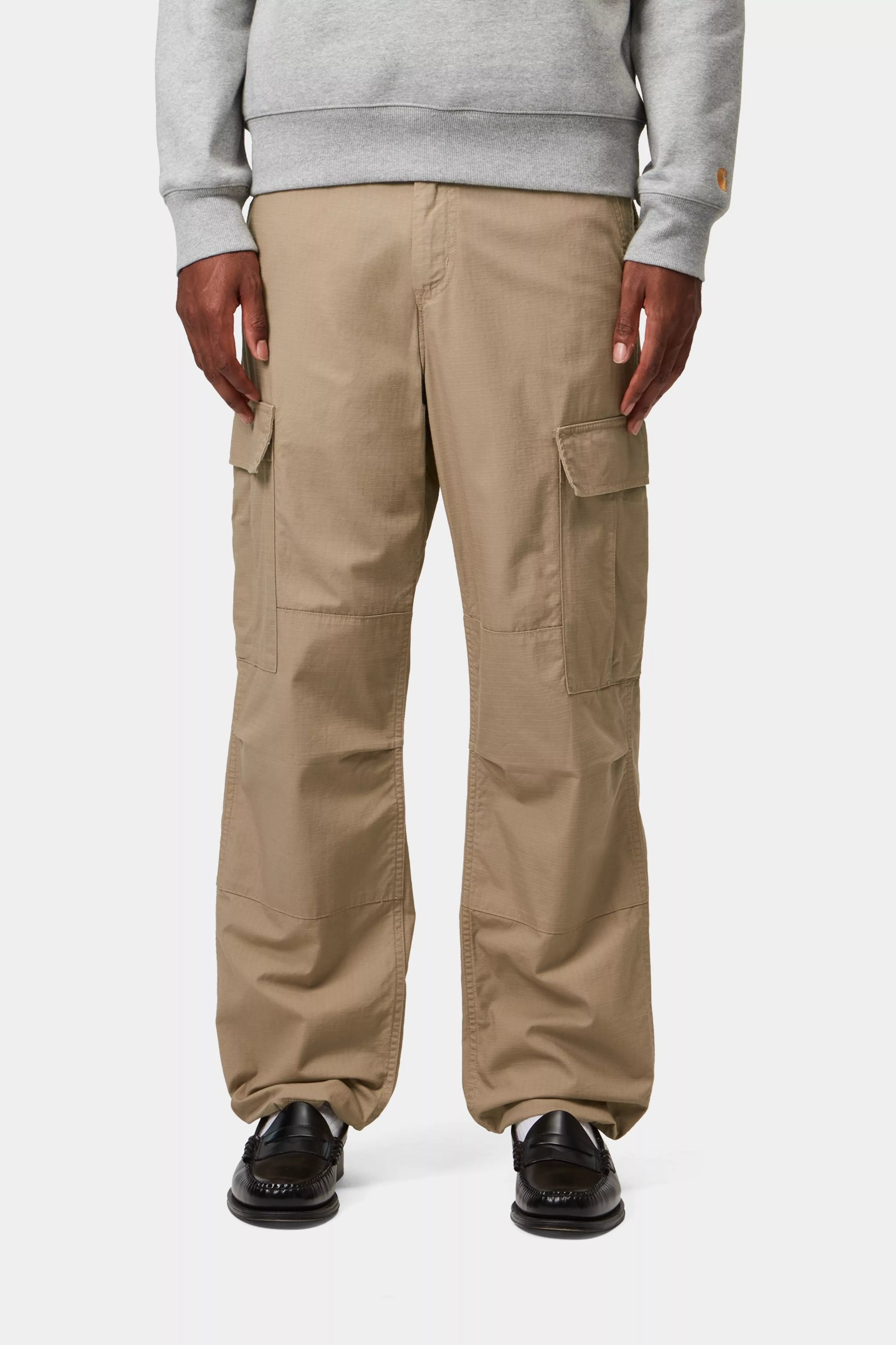 Regular Cargo Pant - Leather (rinsed)