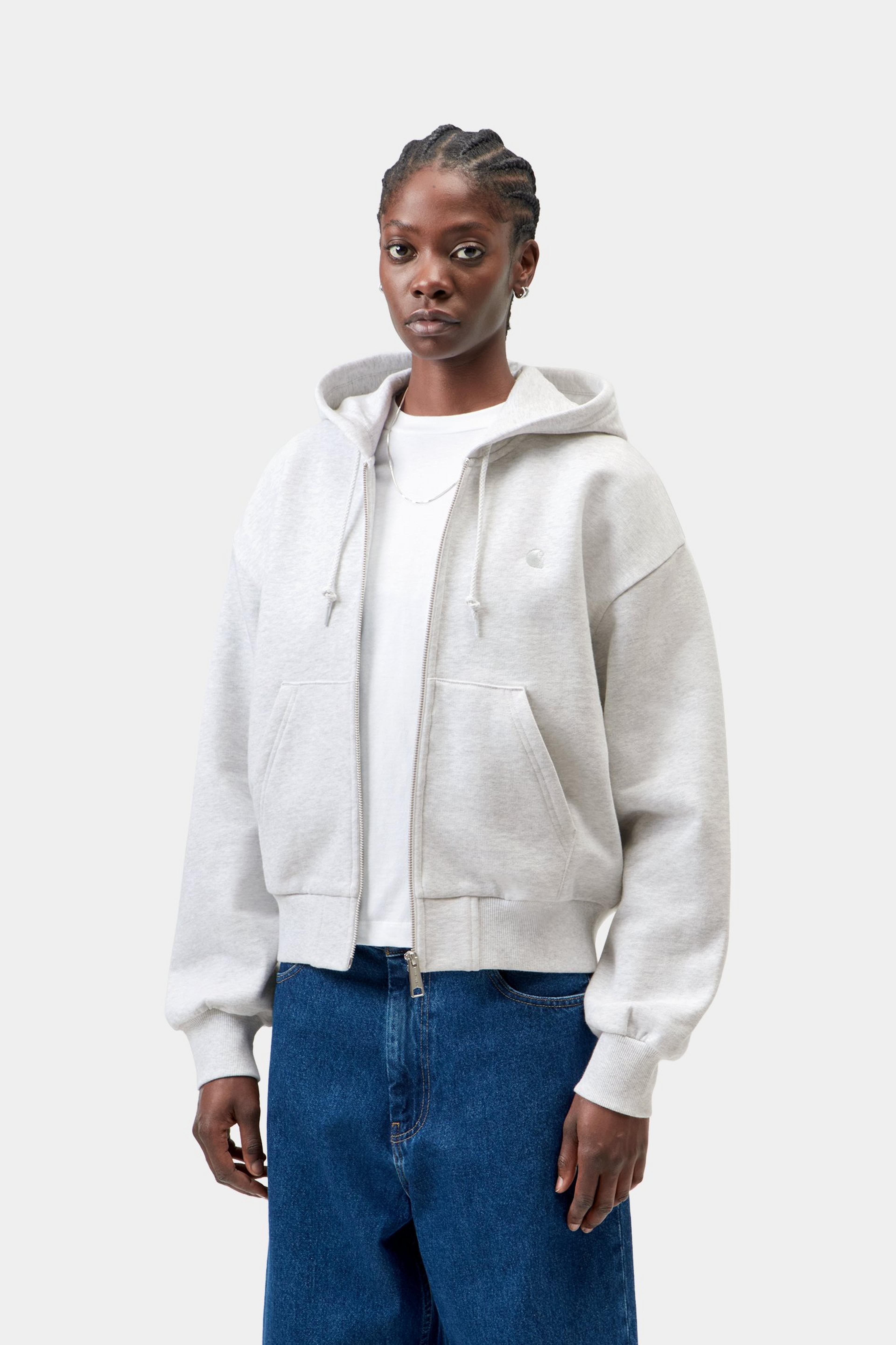 W' Hooded Casey Jacket - Ash Heather / Silver 4