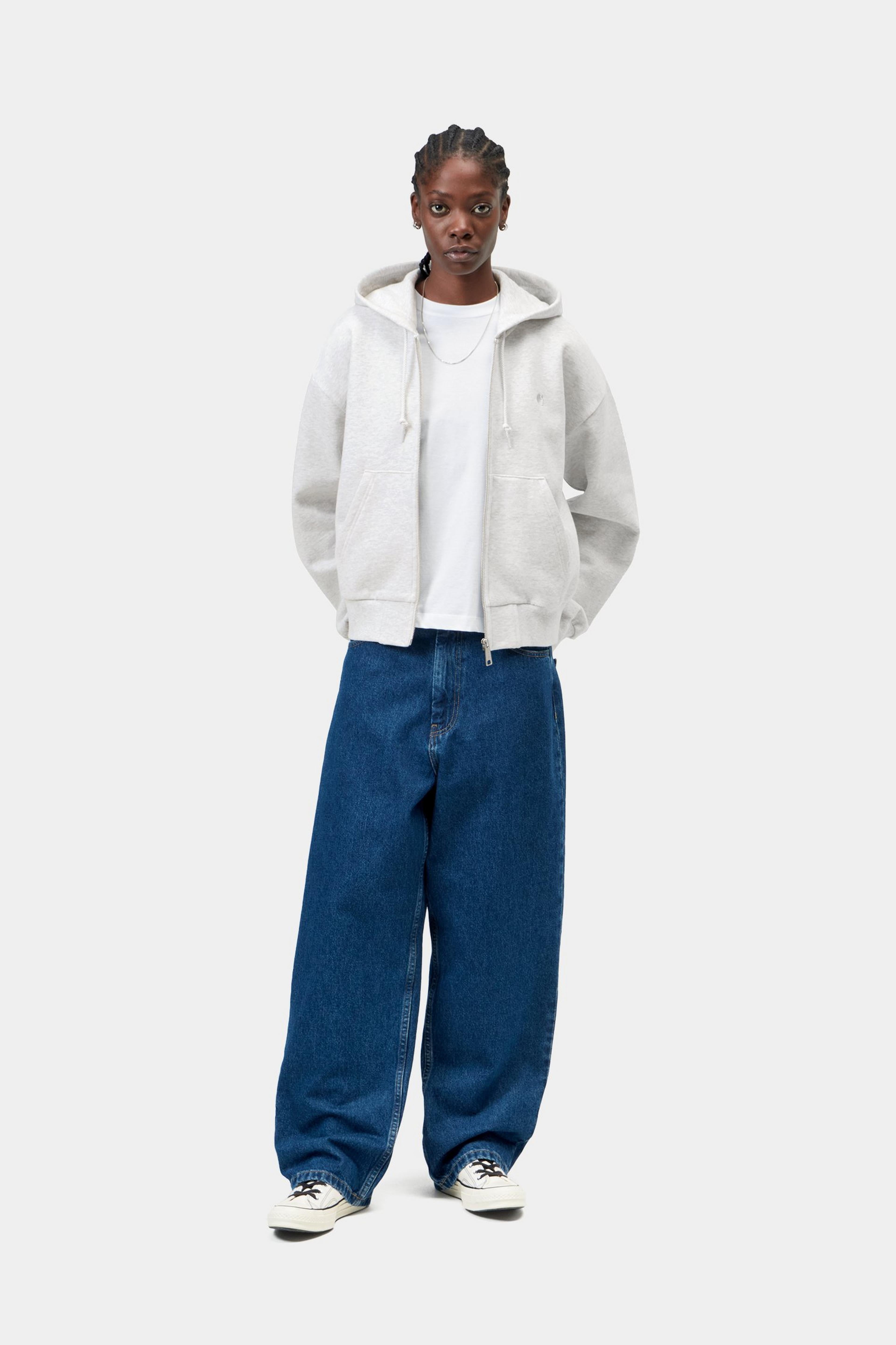 W' Hooded Casey Jacket - Ash Heather / Silver 5