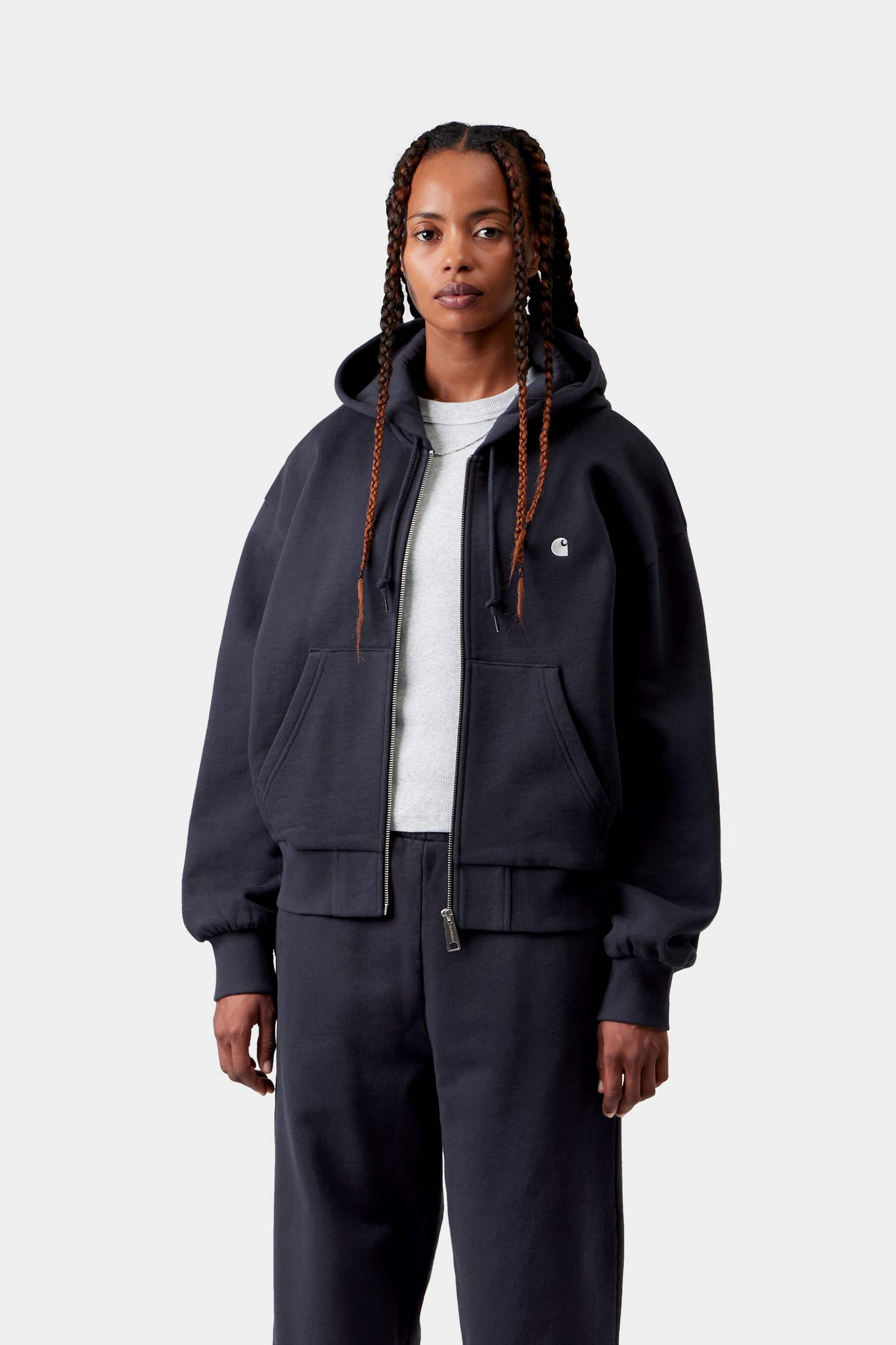 W' Hooded Casey Jacket - Dark Navy / Silver 4
