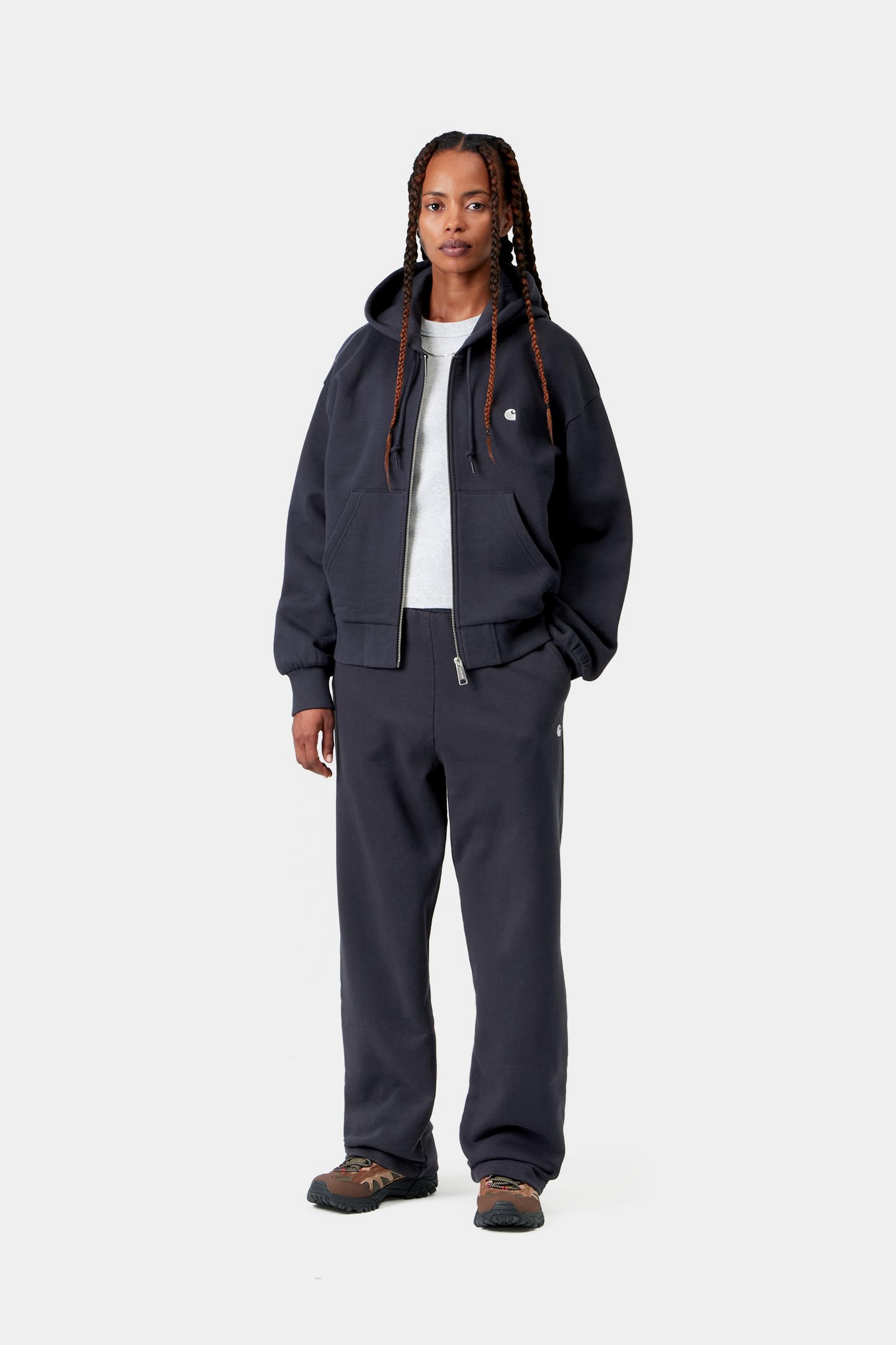W' Hooded Casey Jacket - Dark Navy / Silver 3