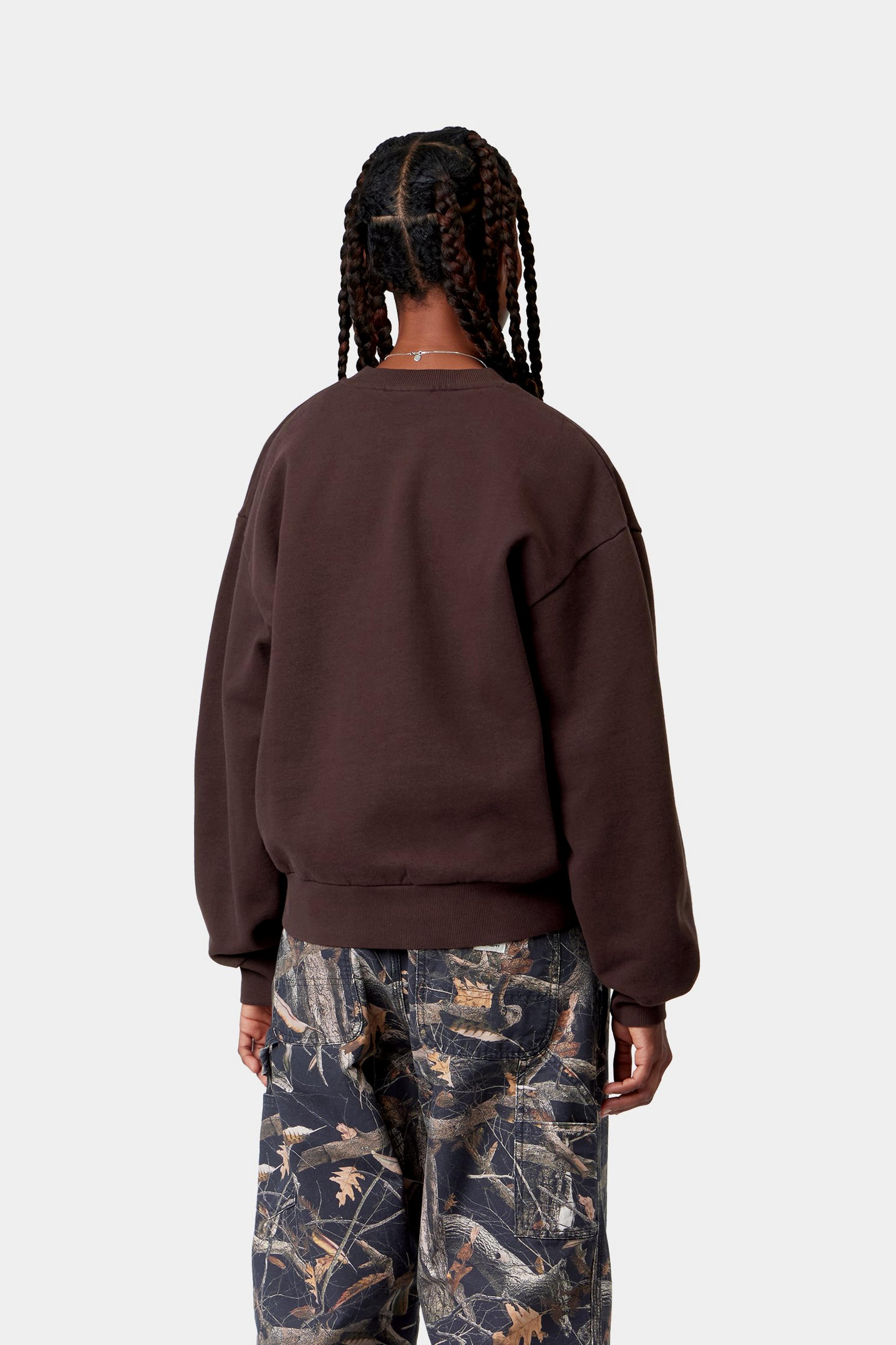 W' Casey Sweat - Palisander / Silver 3