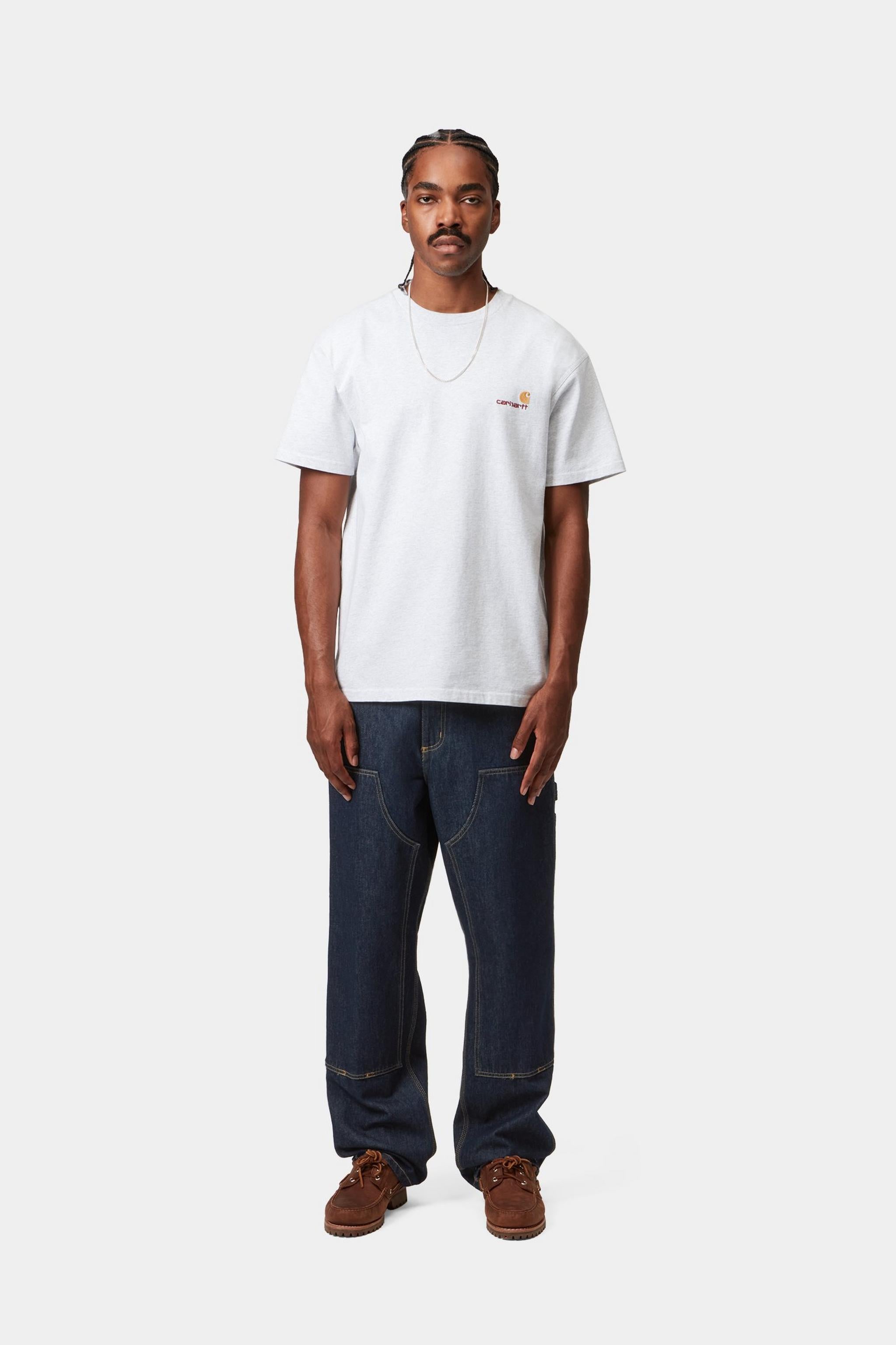 Double Knee Pant - Blue, rinsed