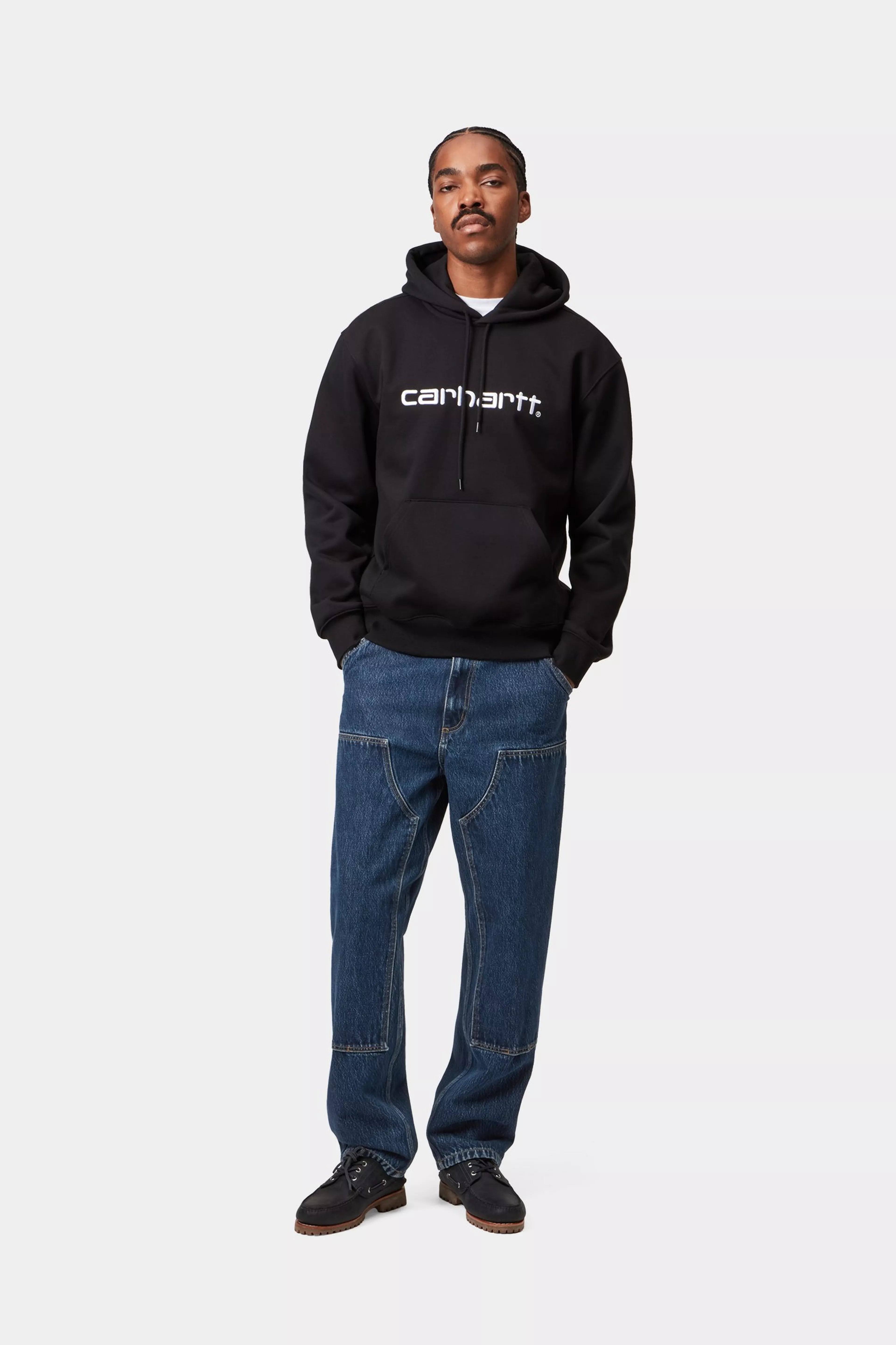 Double Knee Pant - Blue (stone washed)