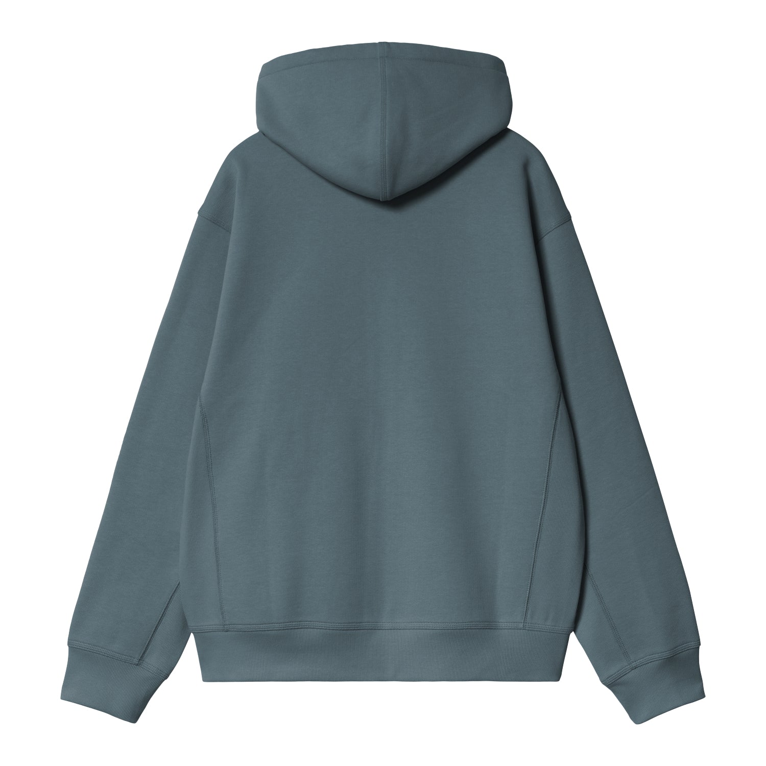 Hooded American Script Jacket - Office Blue 6