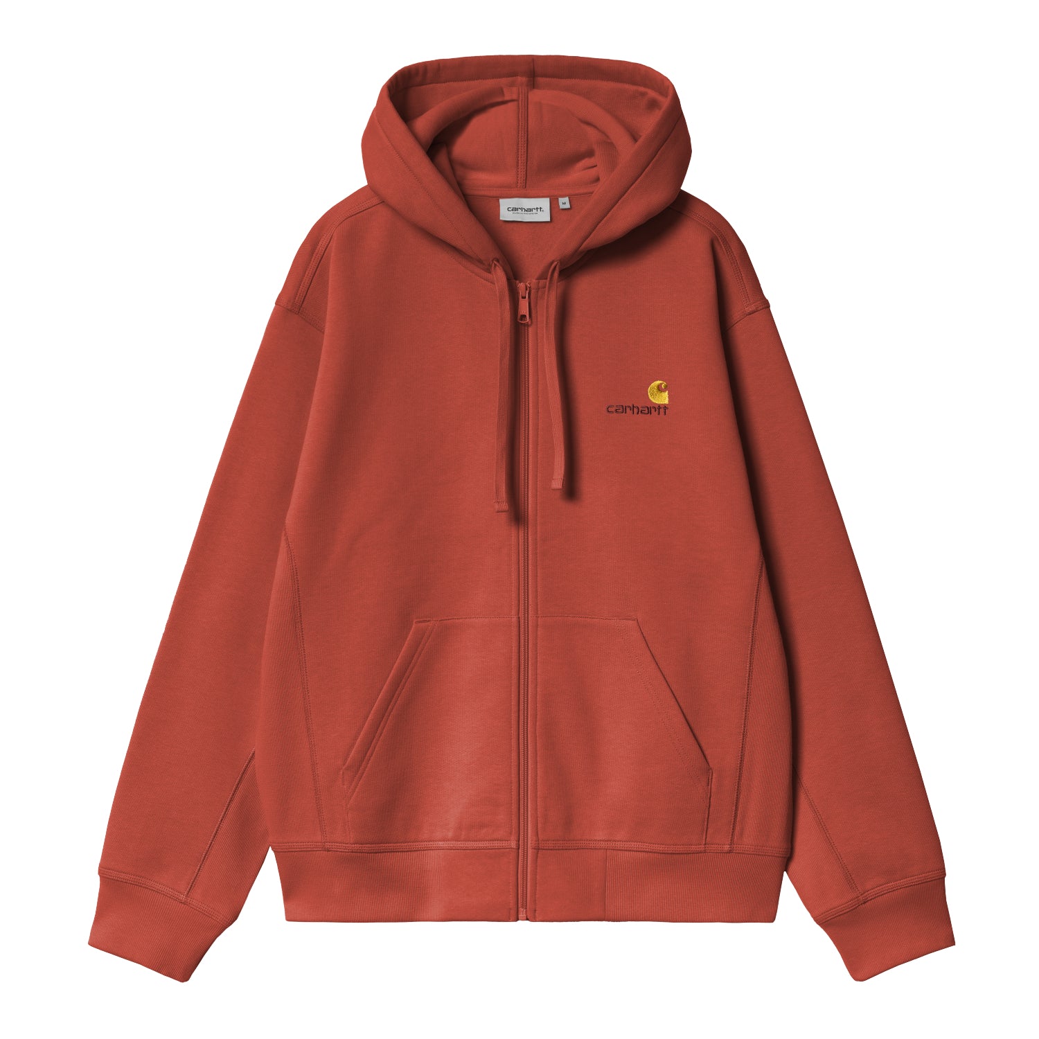 Hooded American Script Jacket - Oxide Red 1