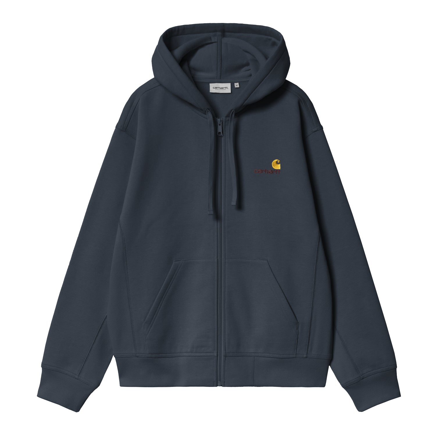 Hooded American Script Jacket - Deep Night 1