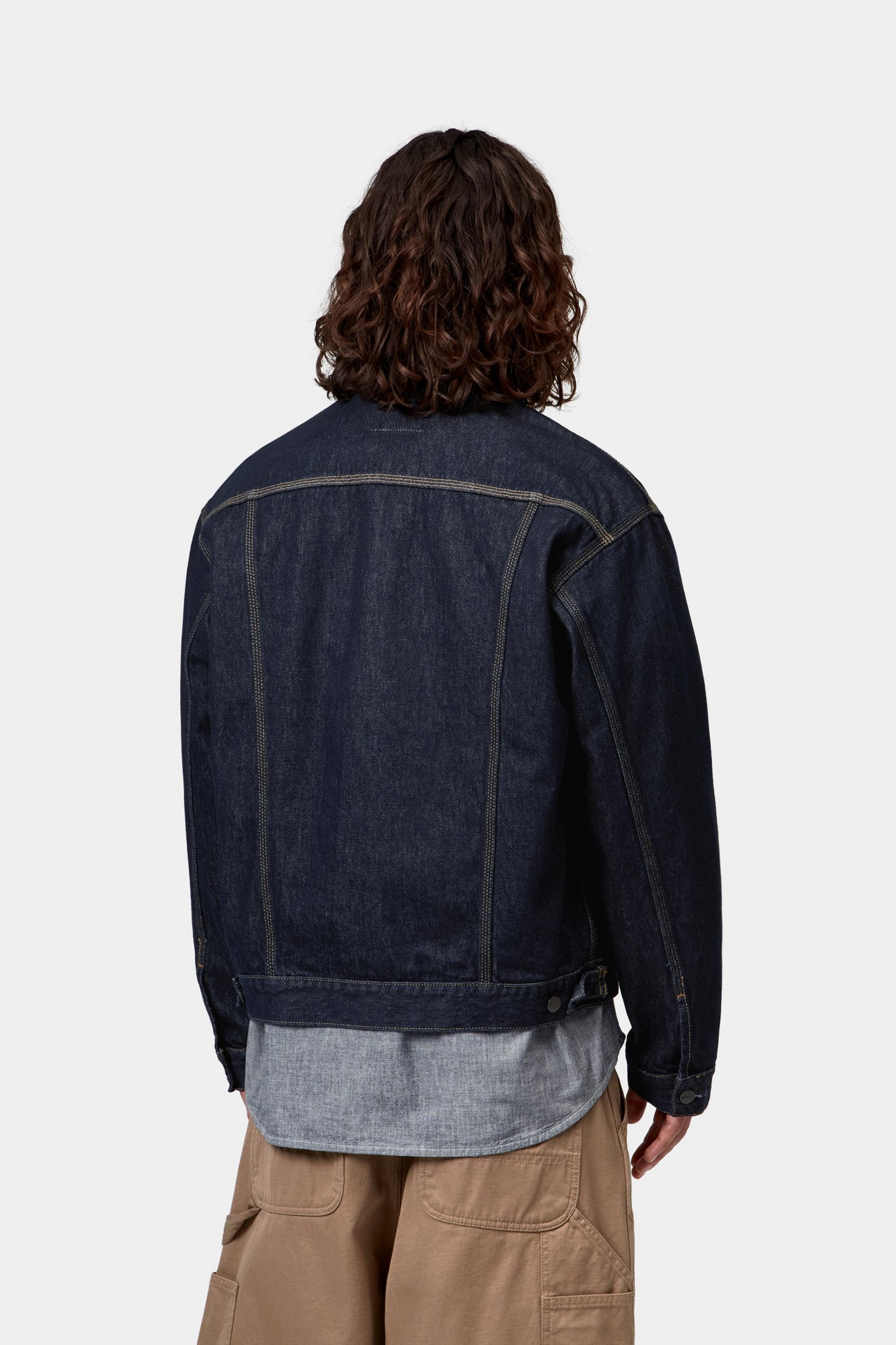 Helston Jacket - Blue (rinsed)