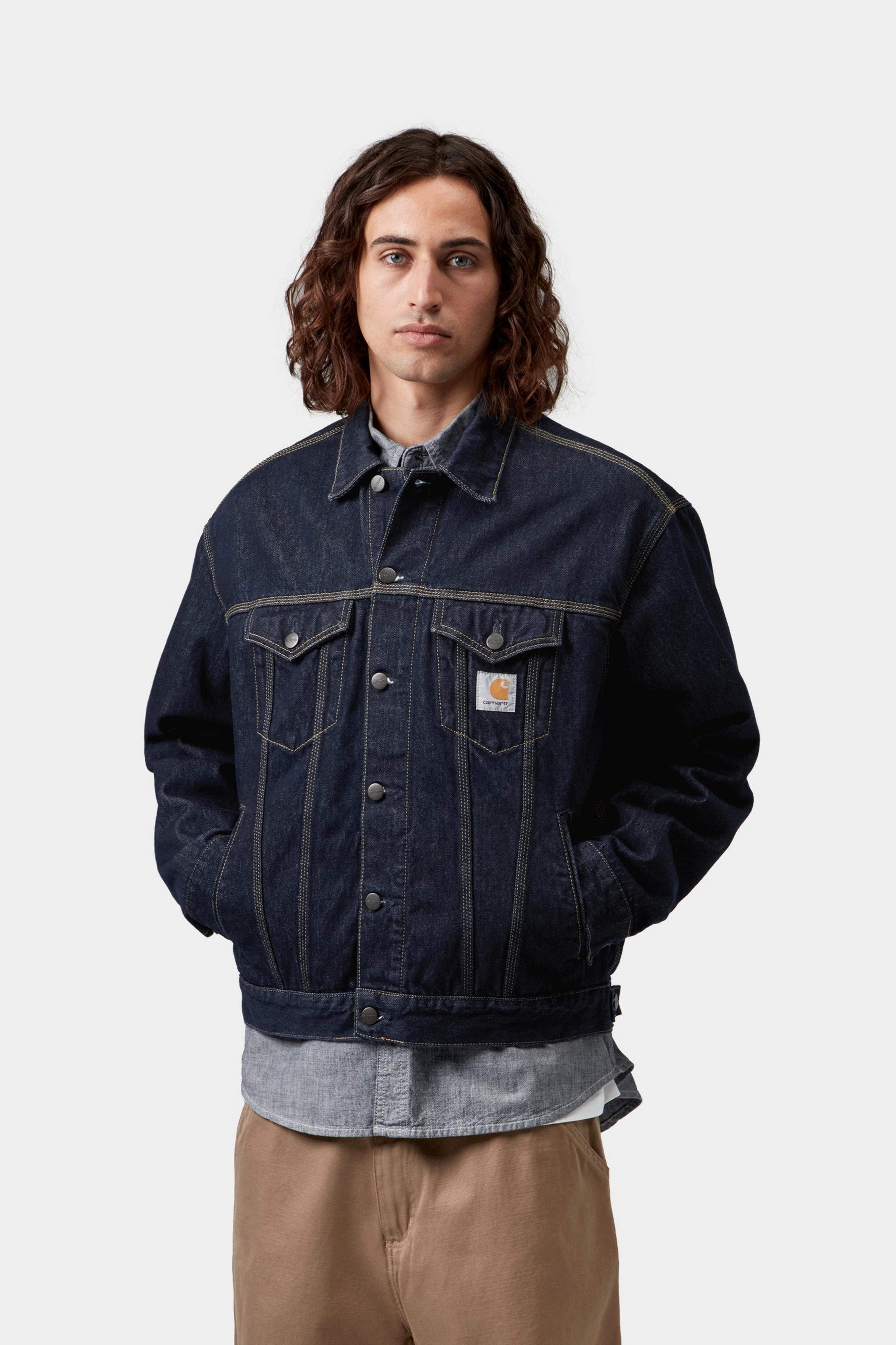 Helston Jacket - Blue (rinsed)