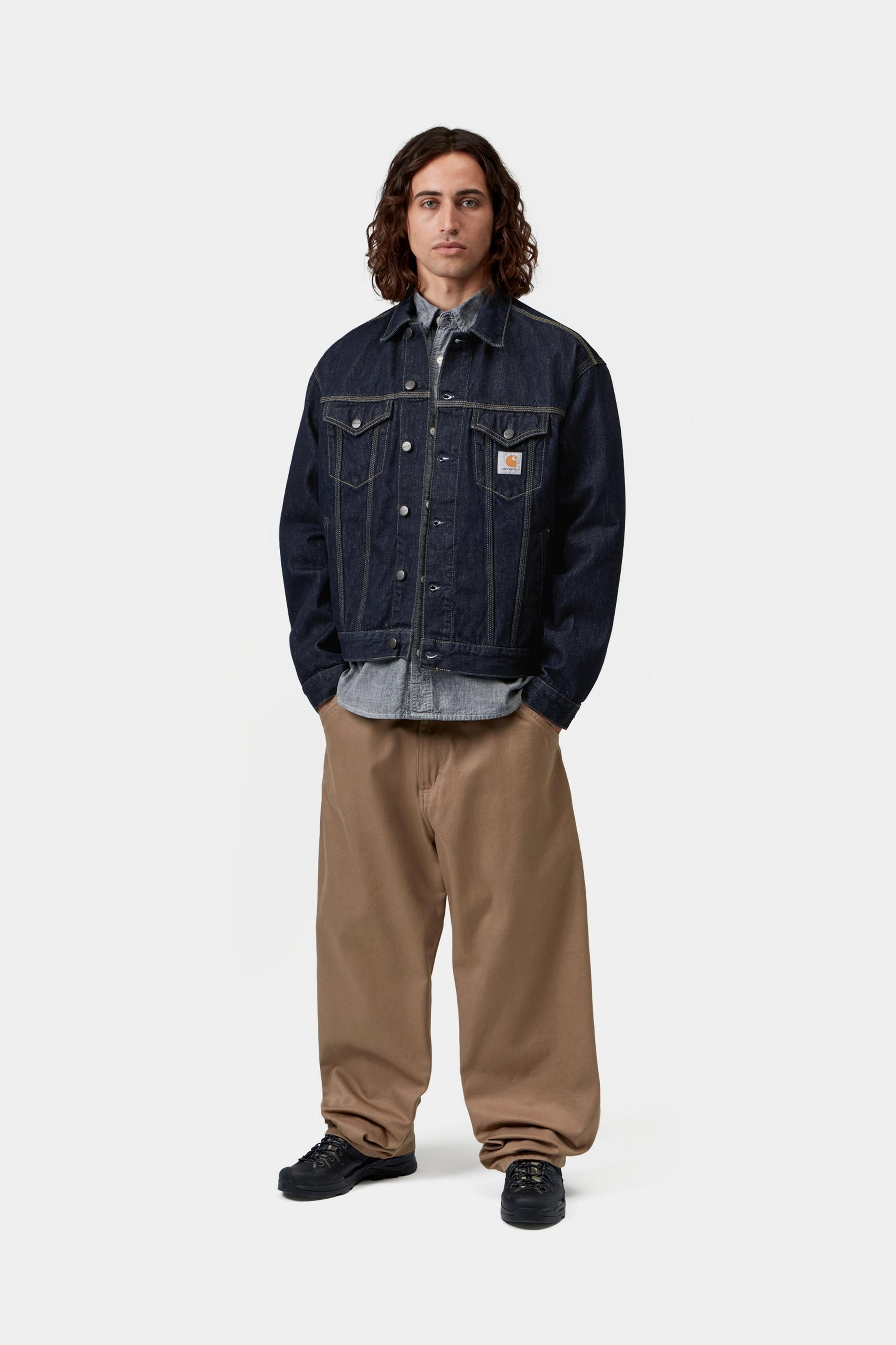 Helston Jacket - Blue (rinsed)