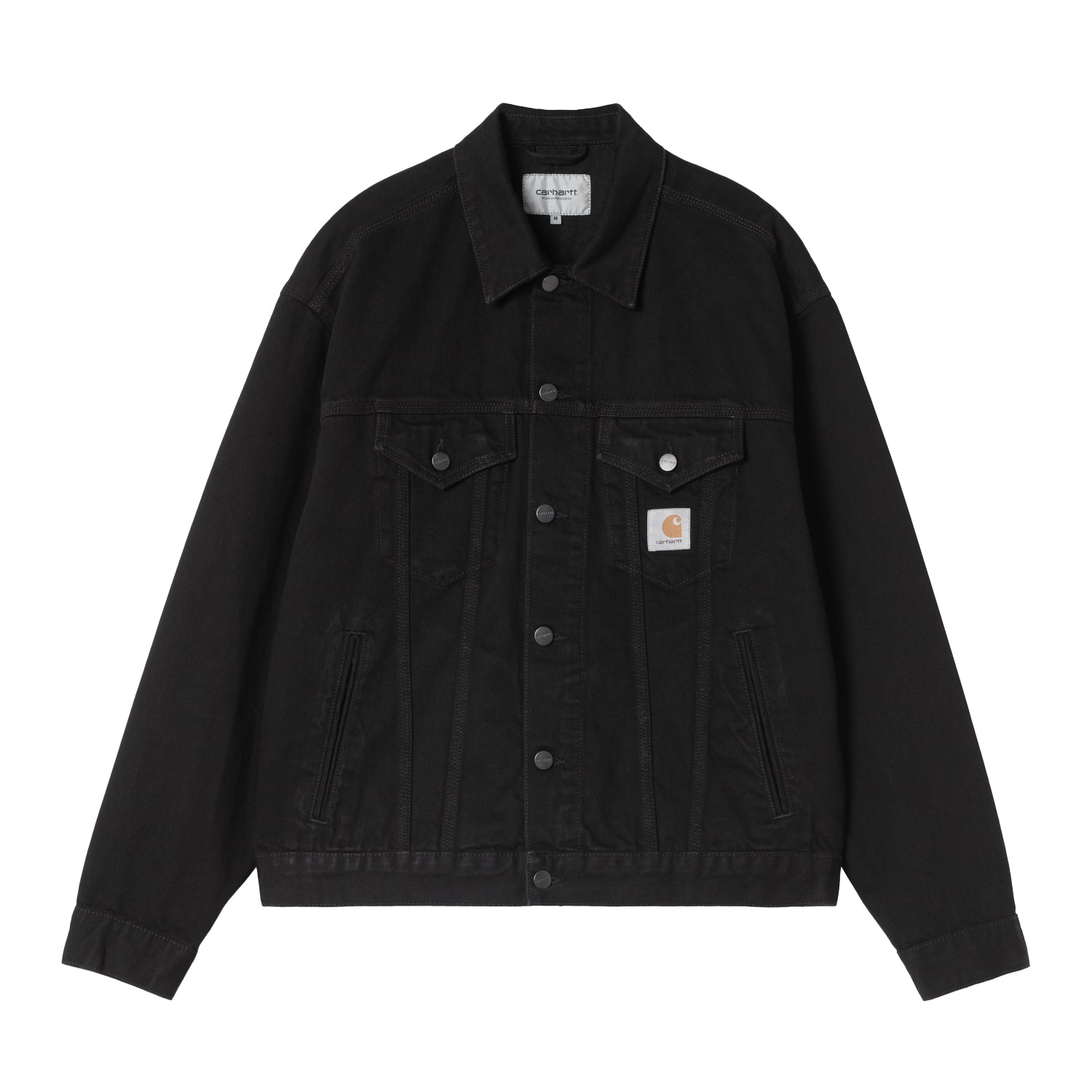 Helston Jacket - Black (rinsed)