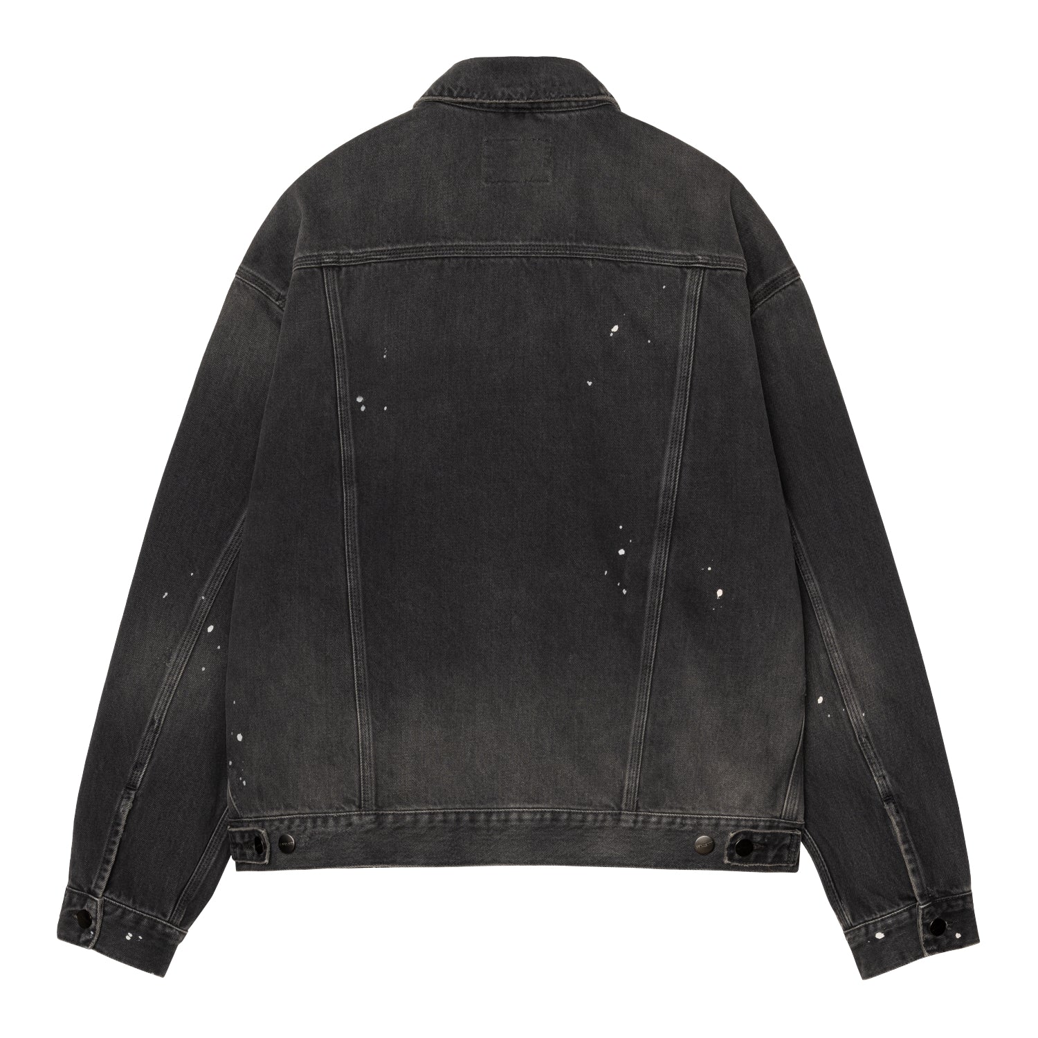 Helston Jacket - Black, Destroy wash, splatter