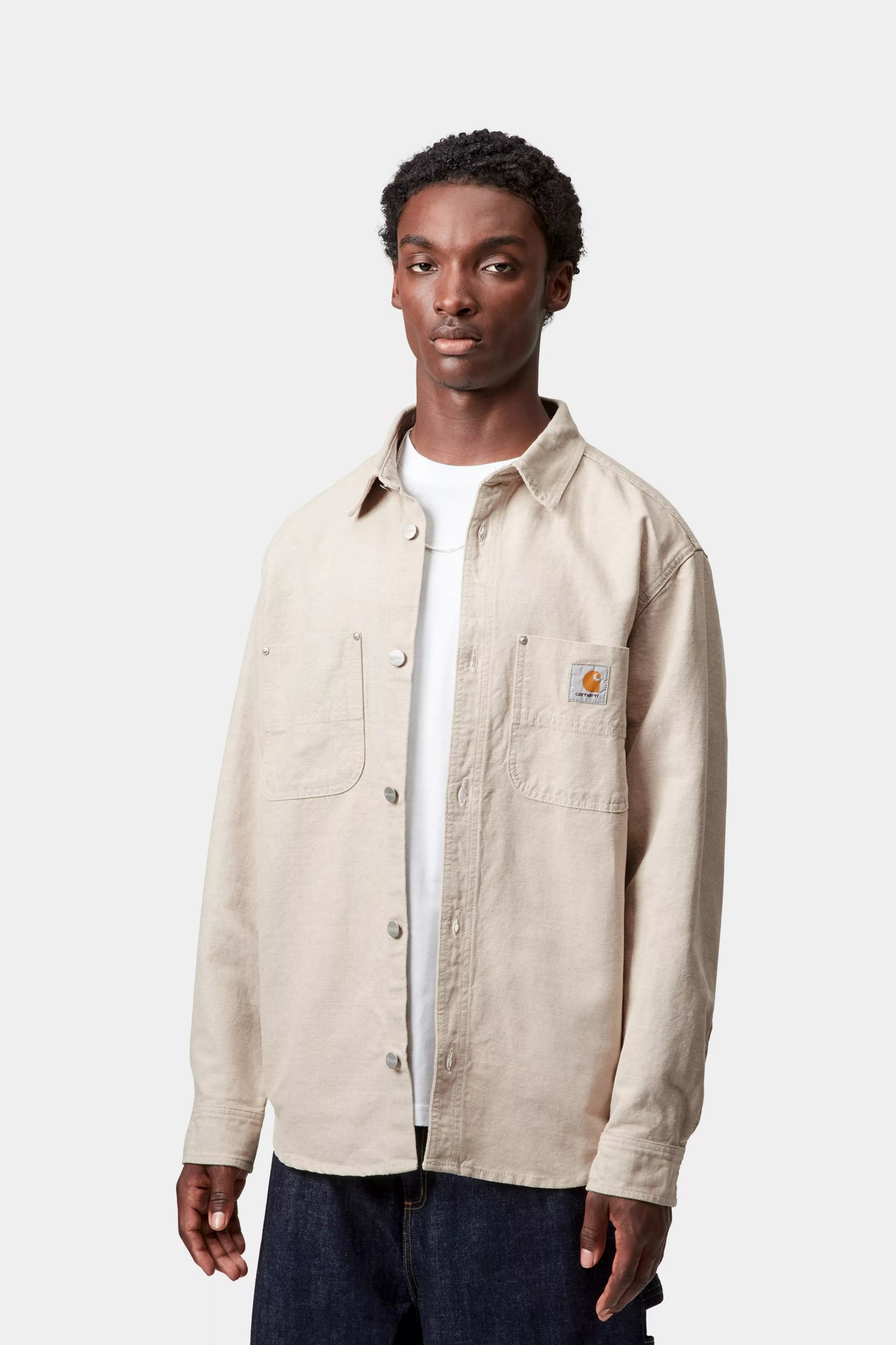 WALTER SHIRT JAC - Natural (rinsed) 3