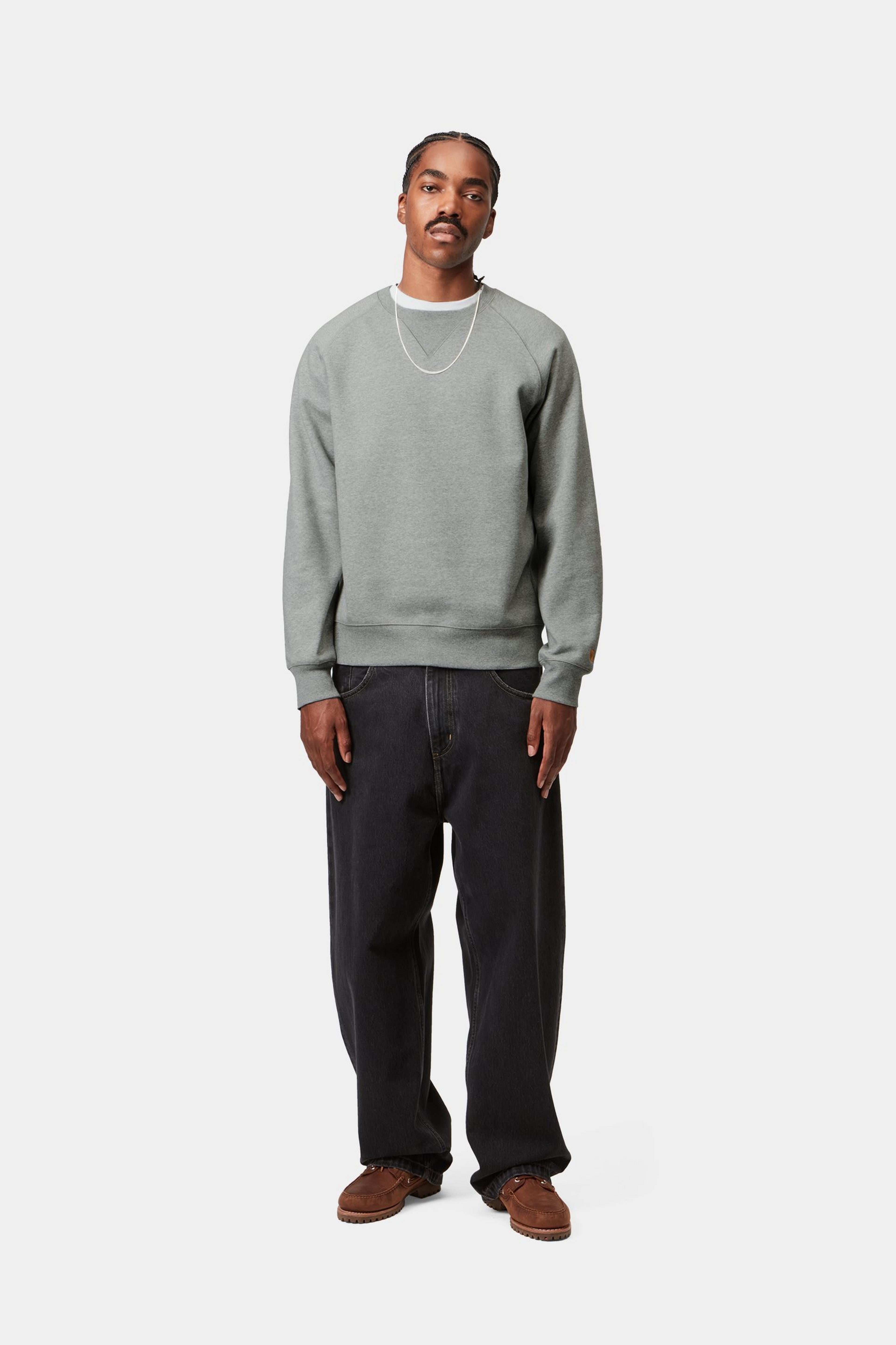 Chase Sweat - Grey Heather / Gold 4