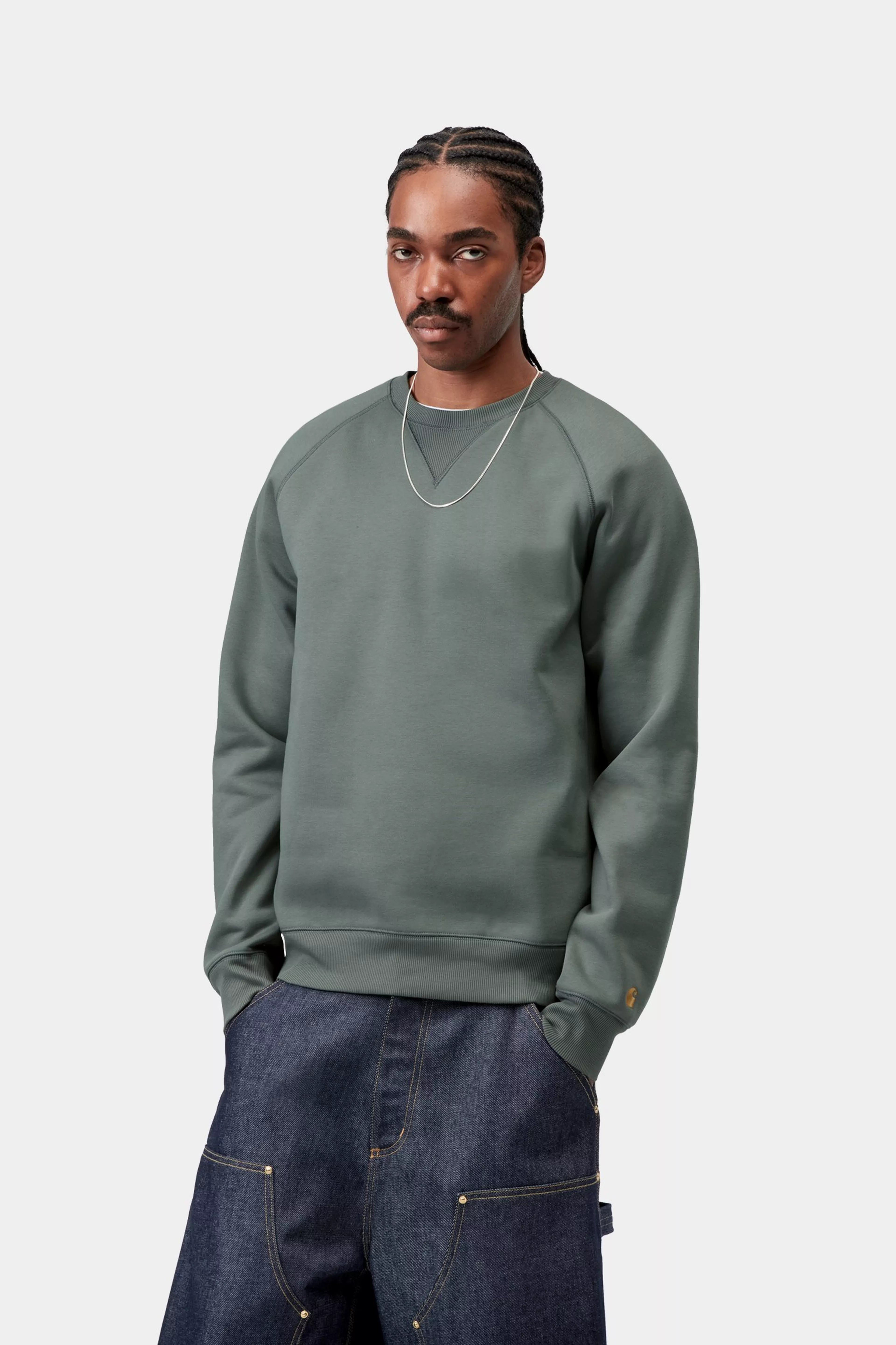 Chase Sweat - Velvet Green / Gold 2