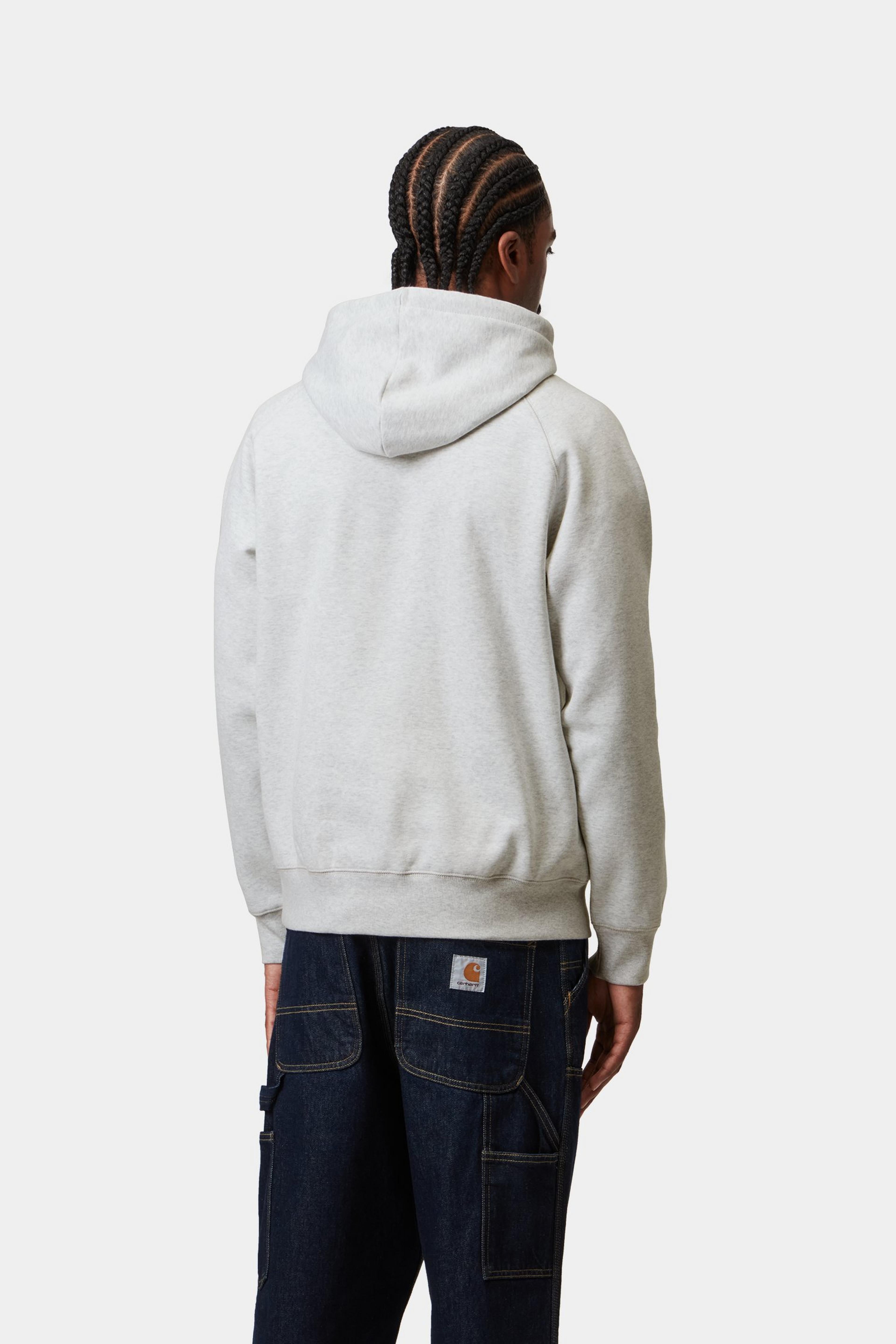 Hooded Chase Sweat - Ash Heather / Gold 3