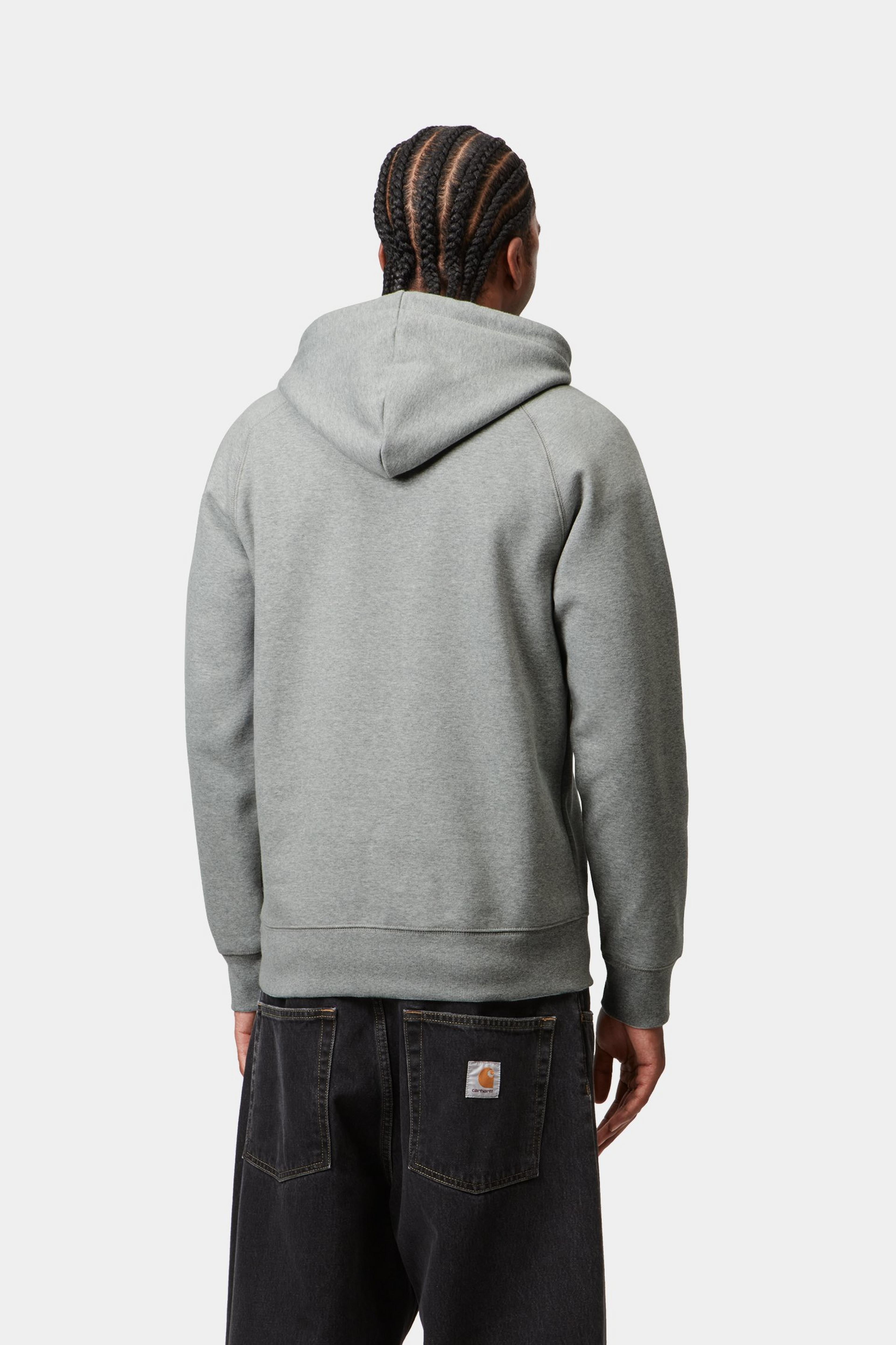 Hooded Chase Sweat - Grey Heather / Gold 3