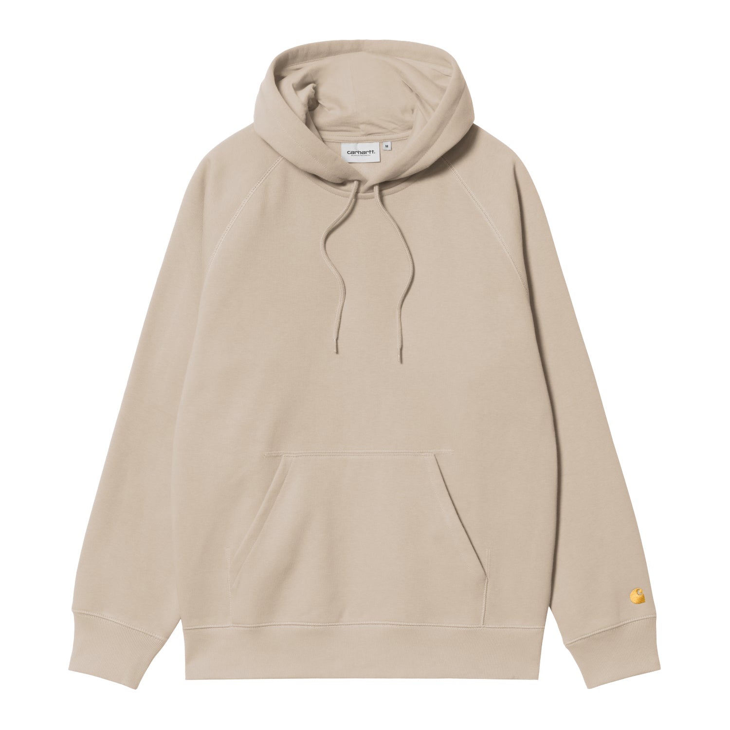 HOODED CHASE SWEAT - Fleur De Sel / Gold