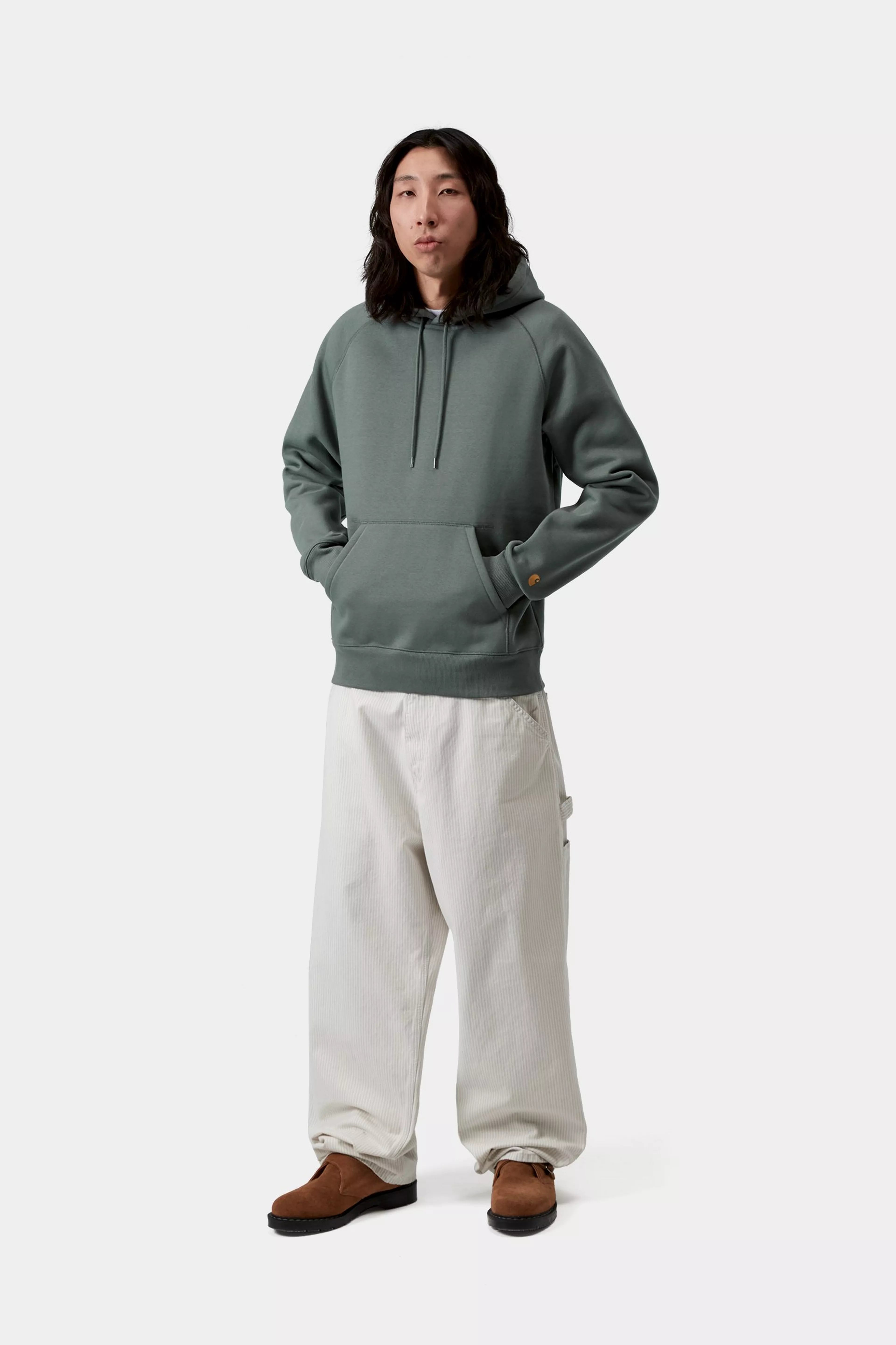 Hooded Chase Sweat - Velvet Green / Gold 4