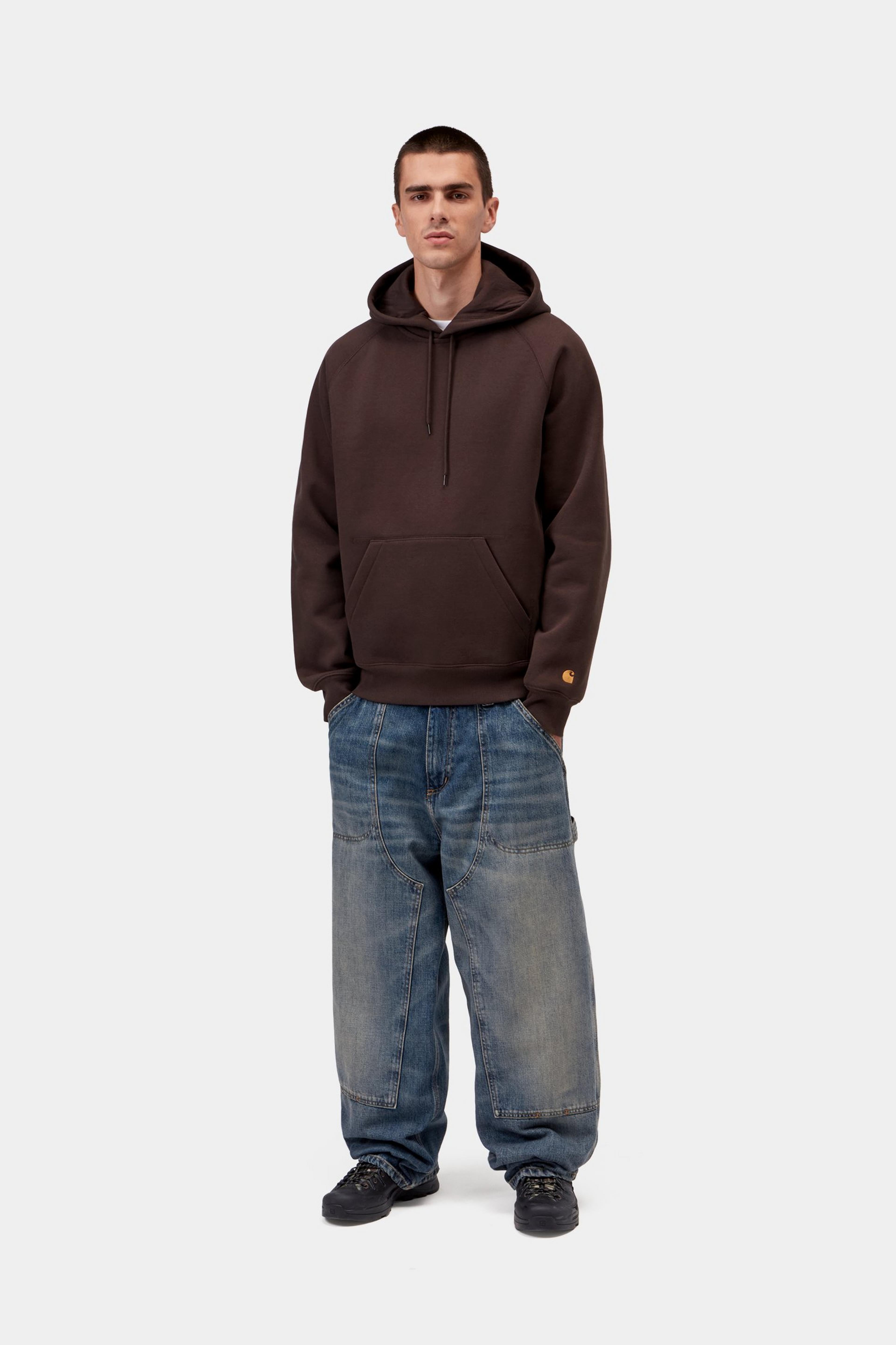 Hooded Chase Sweat - Palisander / Gold 4
