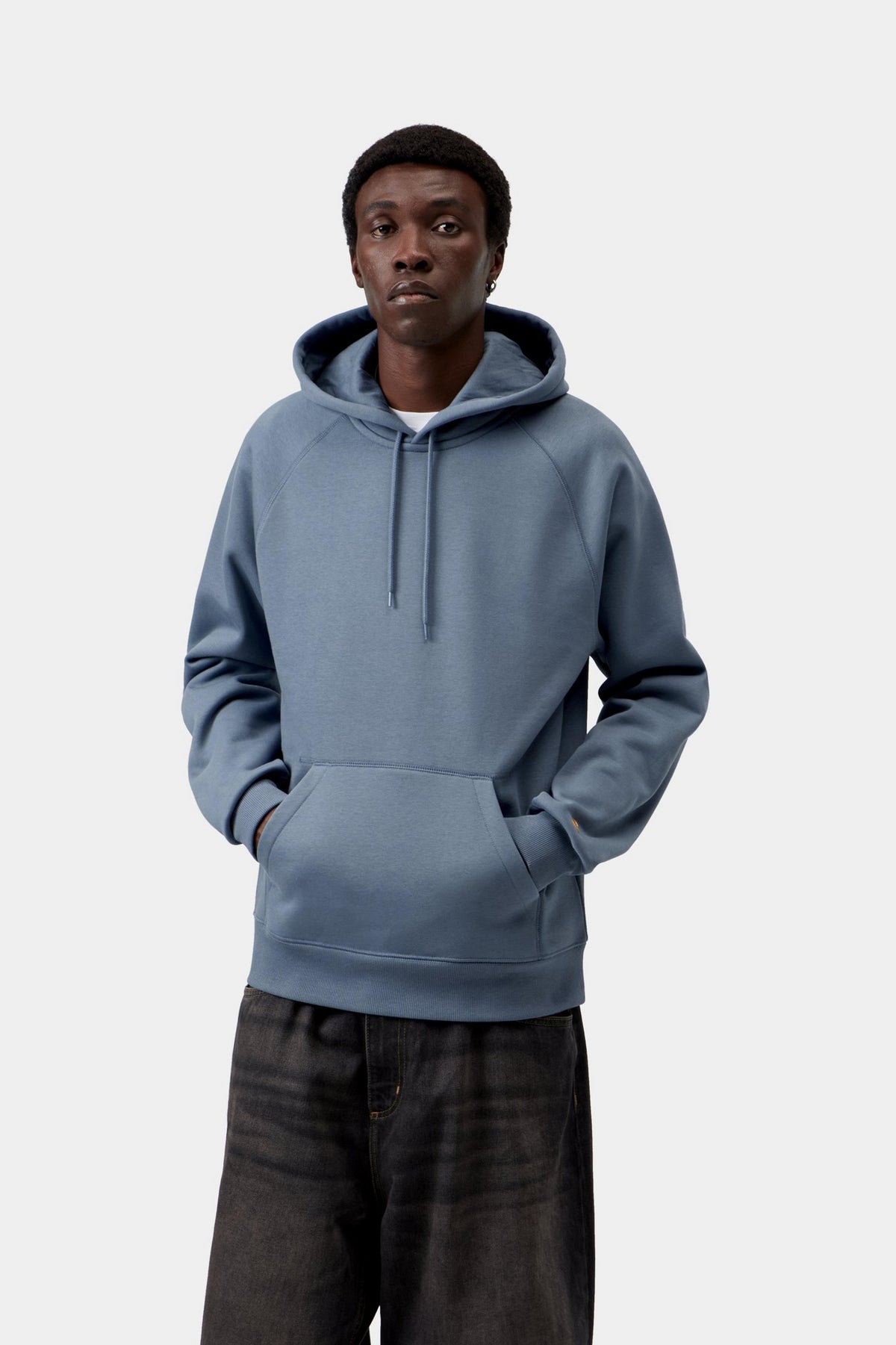Hooded Chase Sweat - Icesheet / Gold