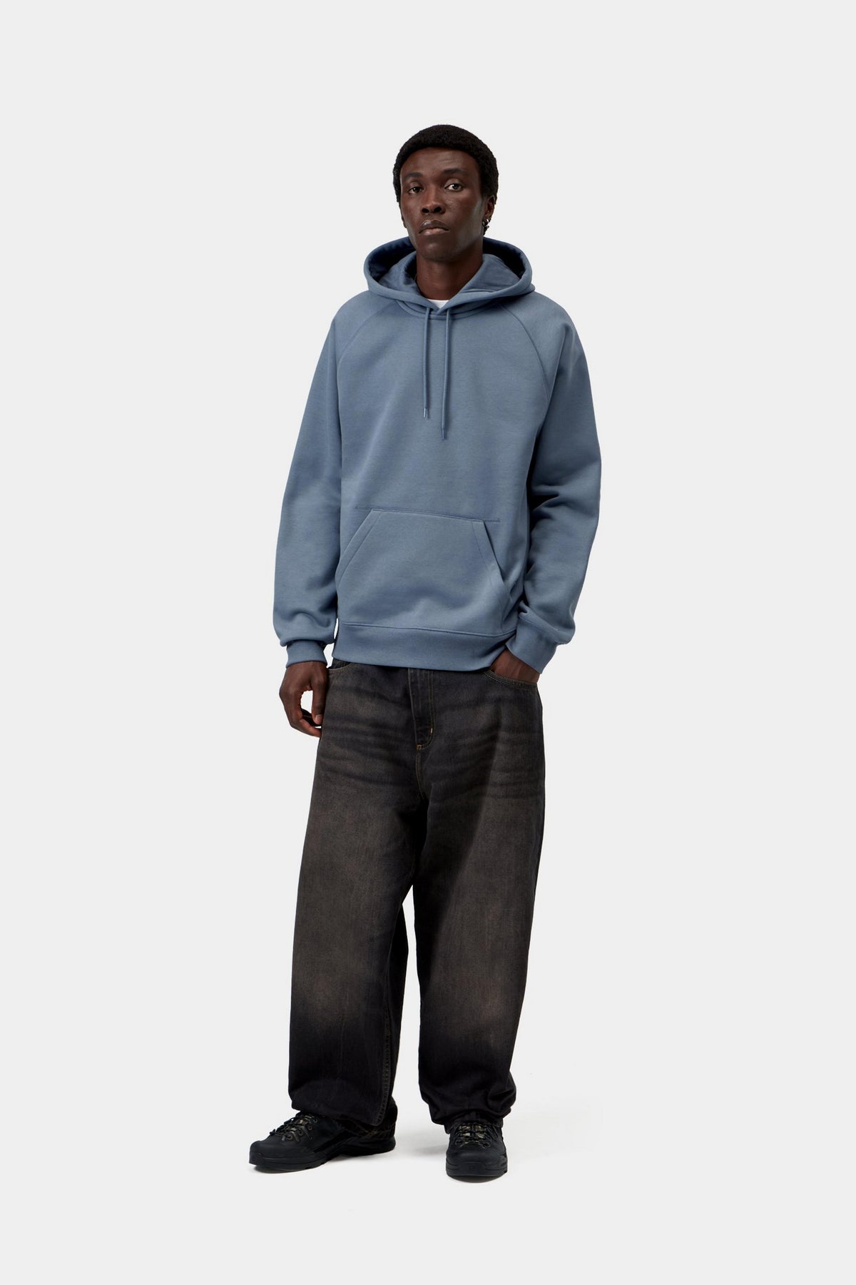 Hooded Chase Sweat - Icesheet / Gold