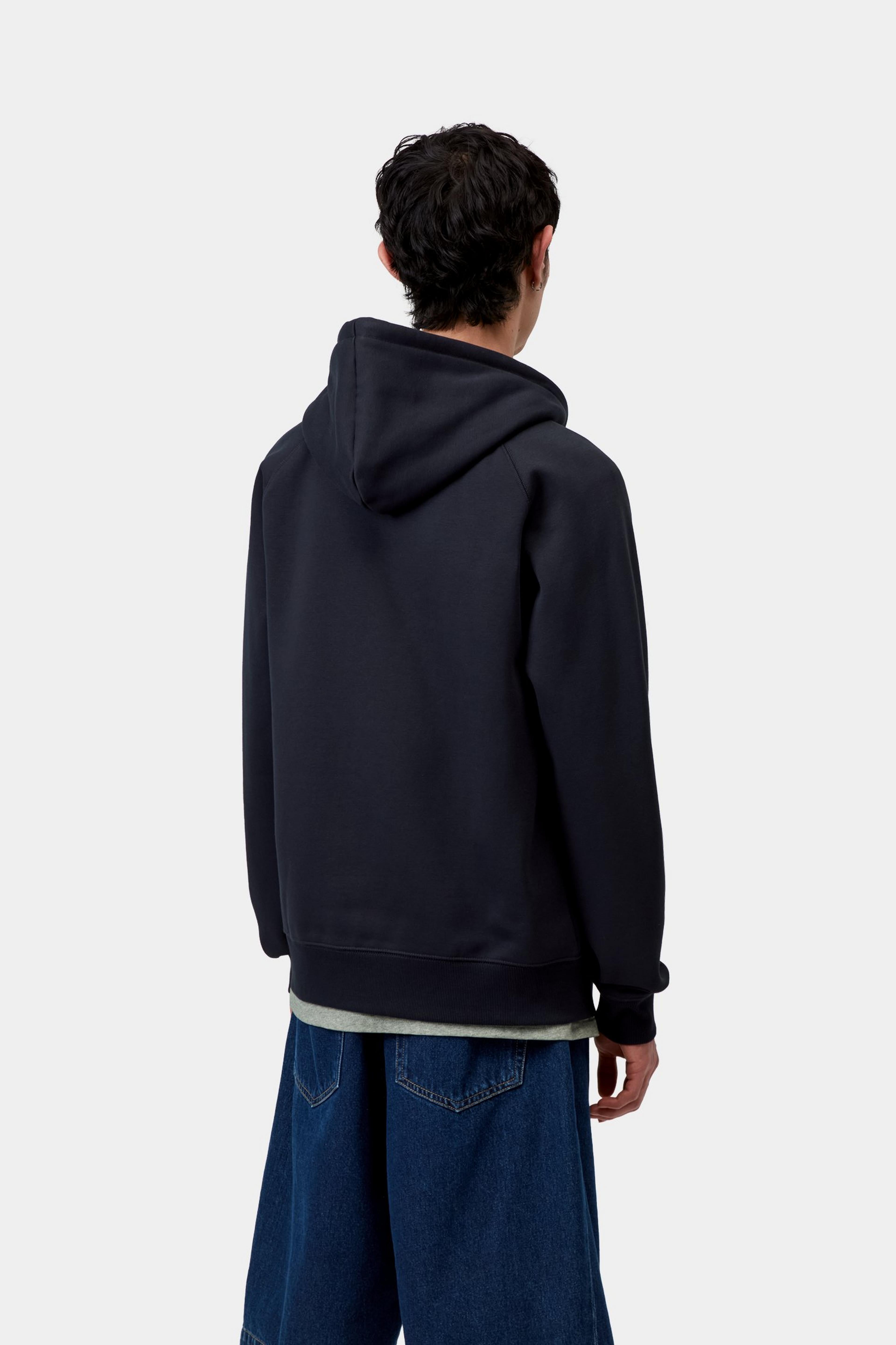 Hooded Chase Jacket - Dark Navy / Gold 3