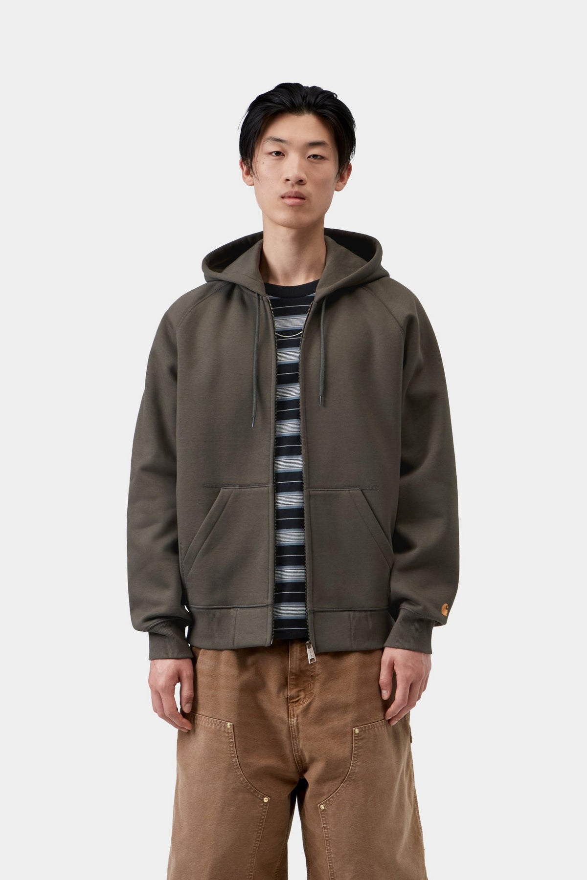 Hooded Chase Jacket - Shungite / Gold