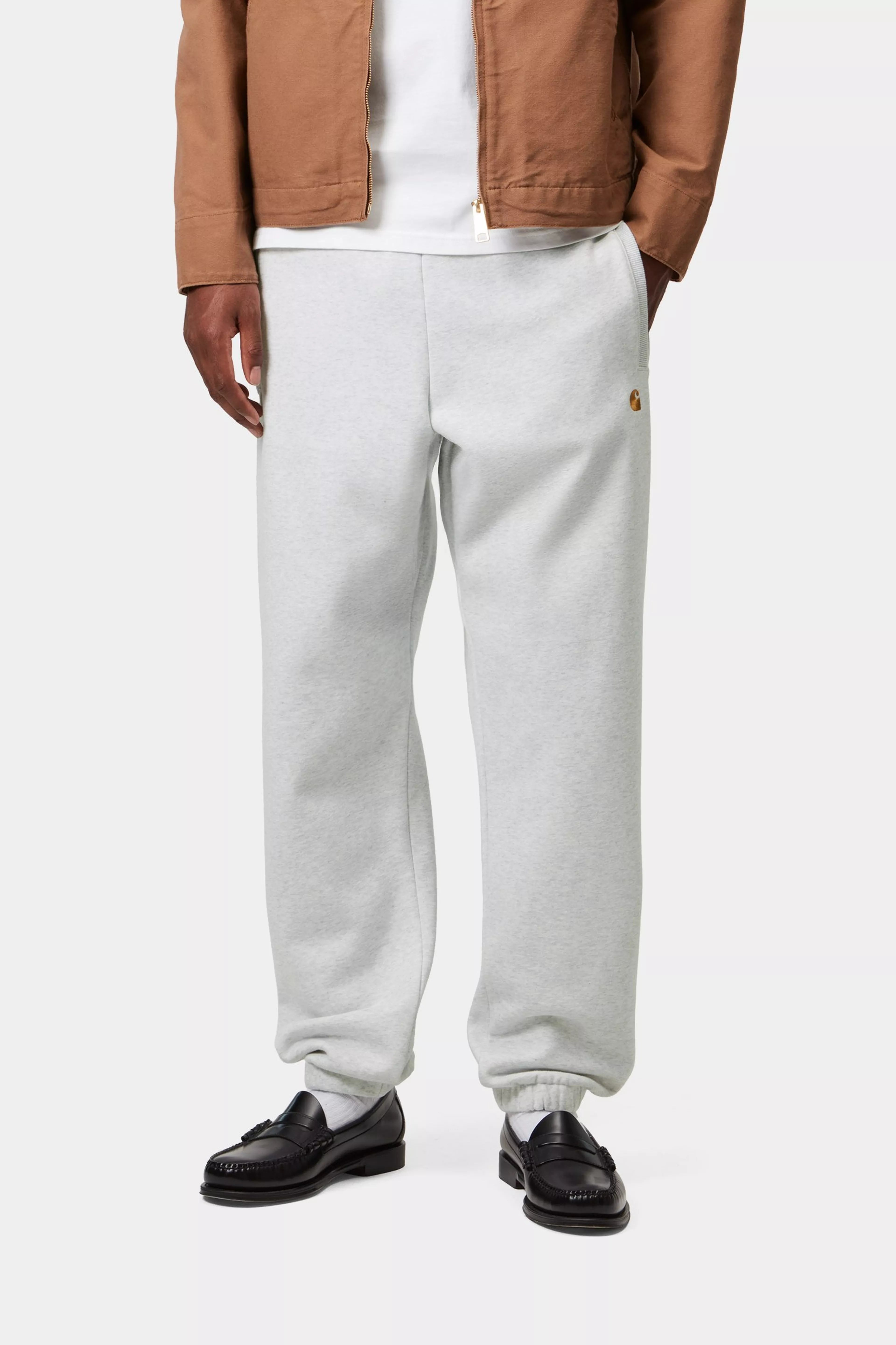 CHASE SWEAT PANT  - Ash Heather / Gold