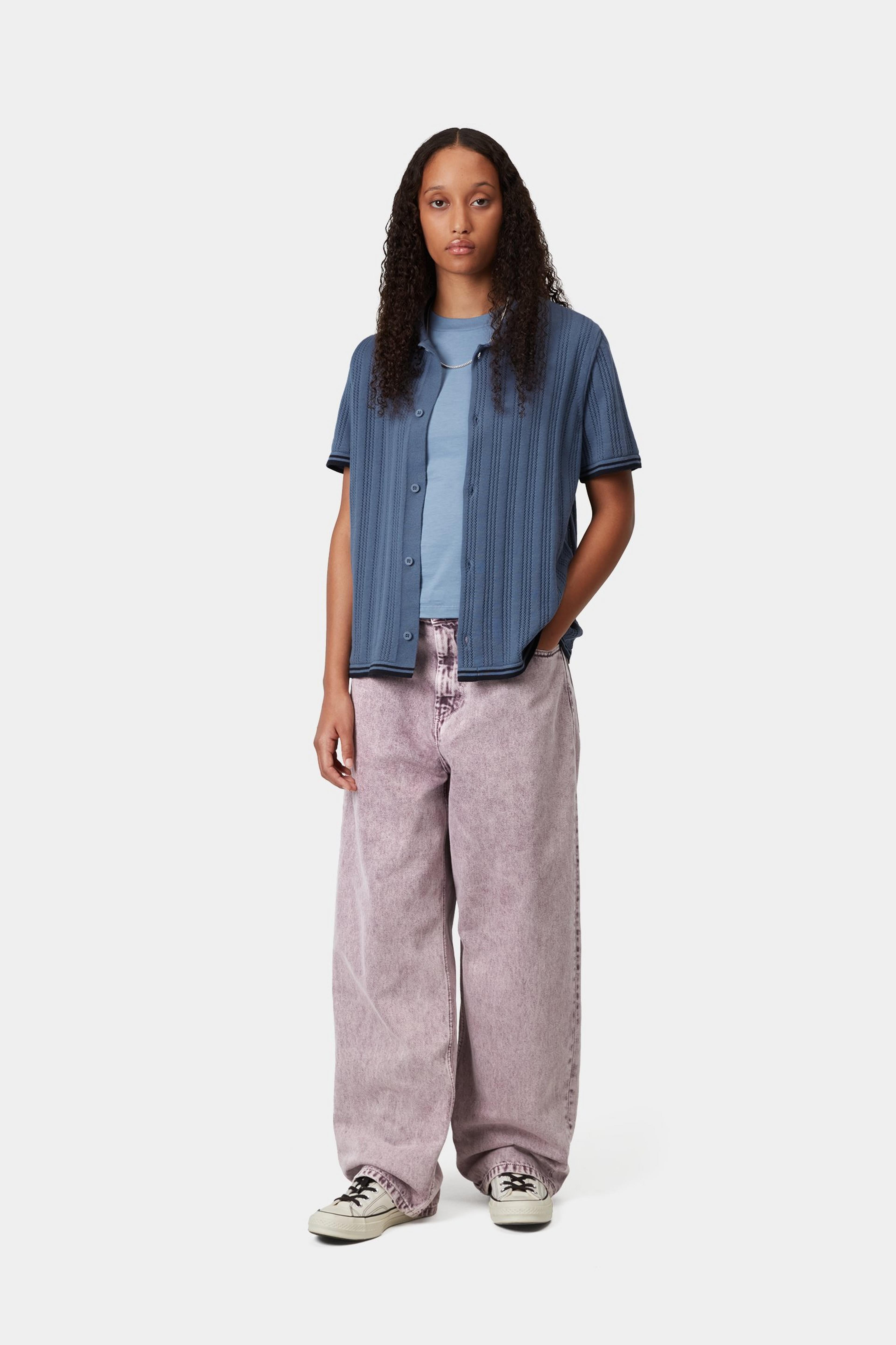 W' Brandon Pant - Cozy Purple (chalk wash)
