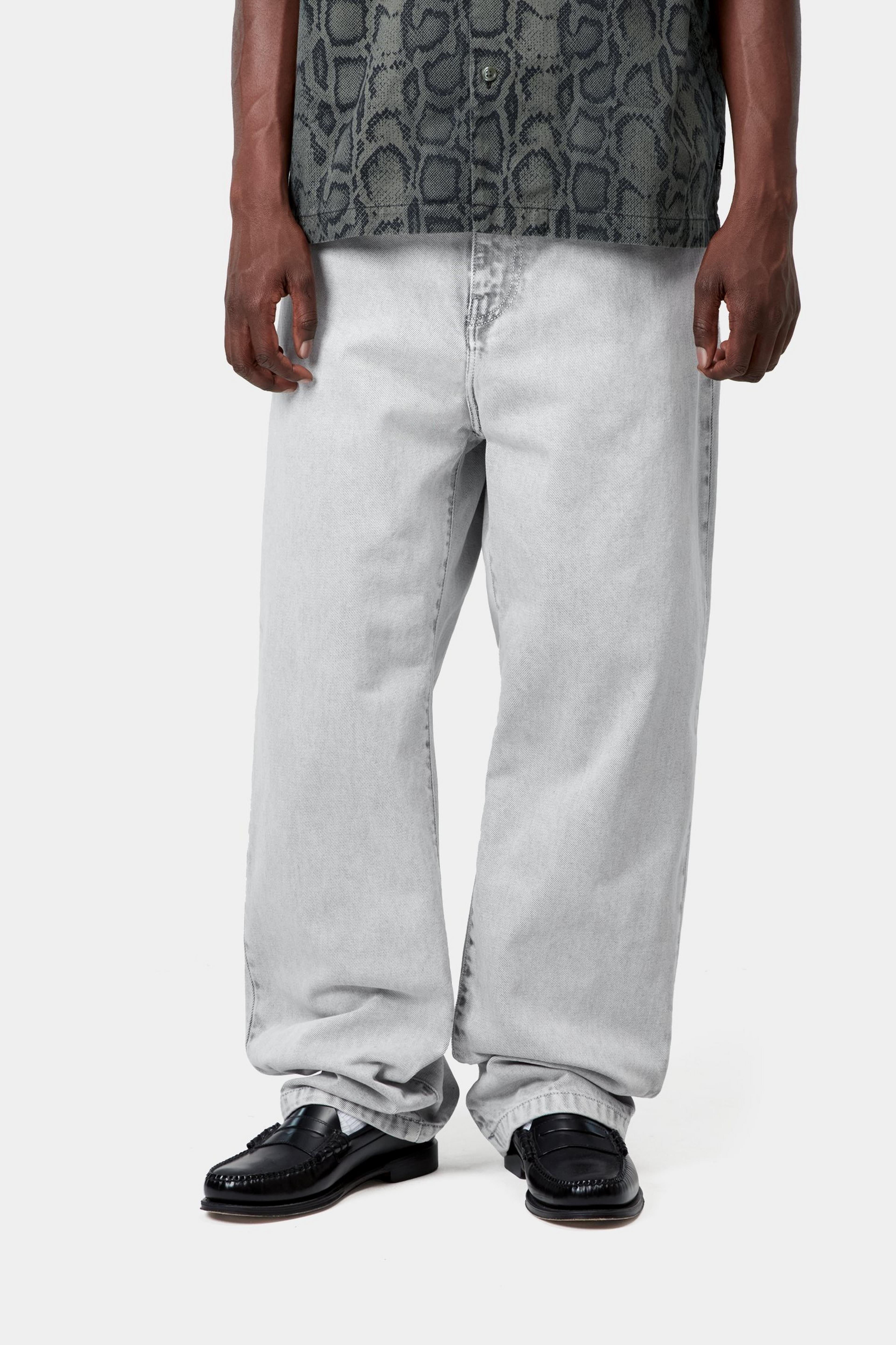 Landon Pant - Black (chalk wash)