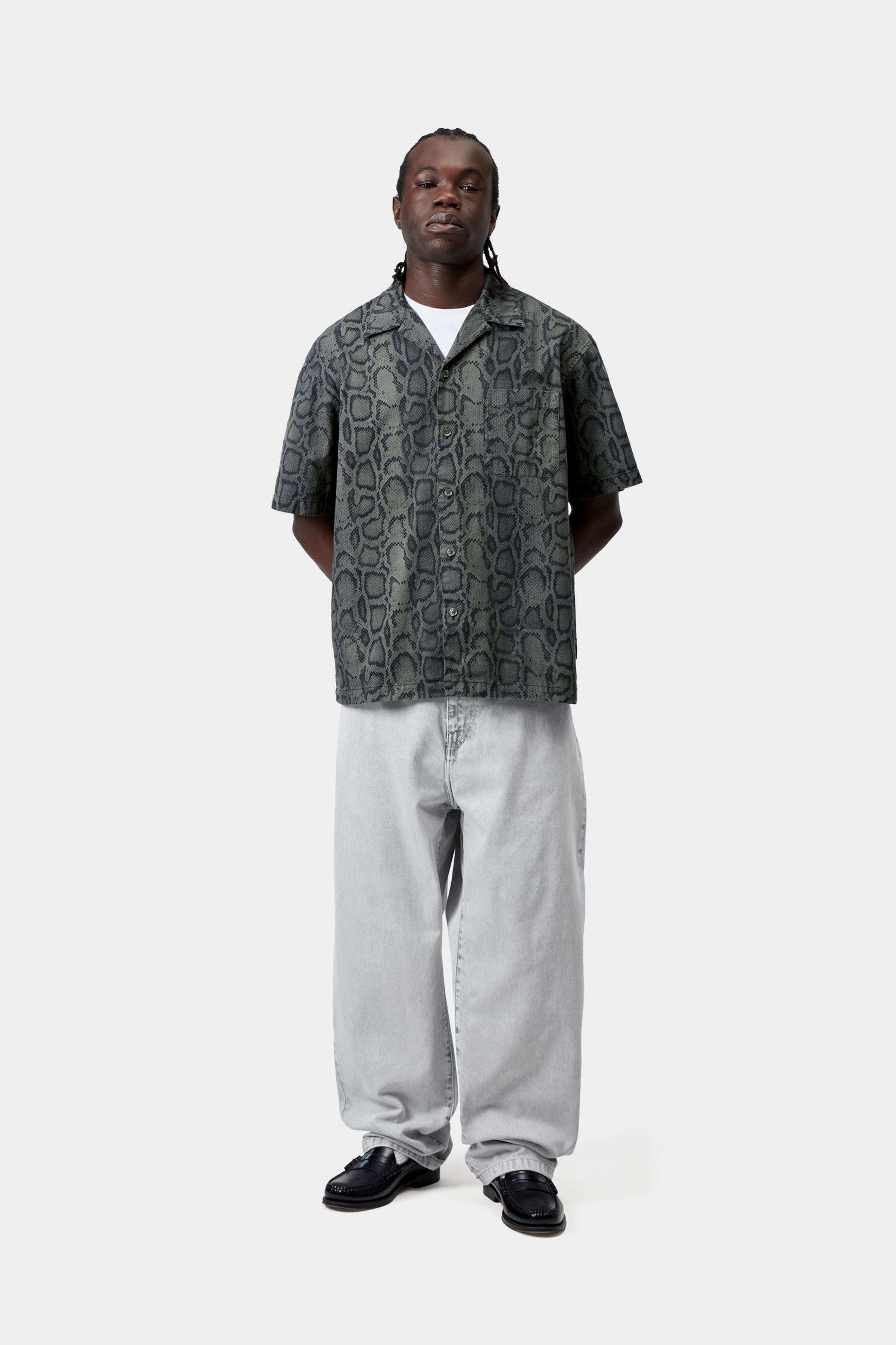 Landon Pant - Black (chalk wash)