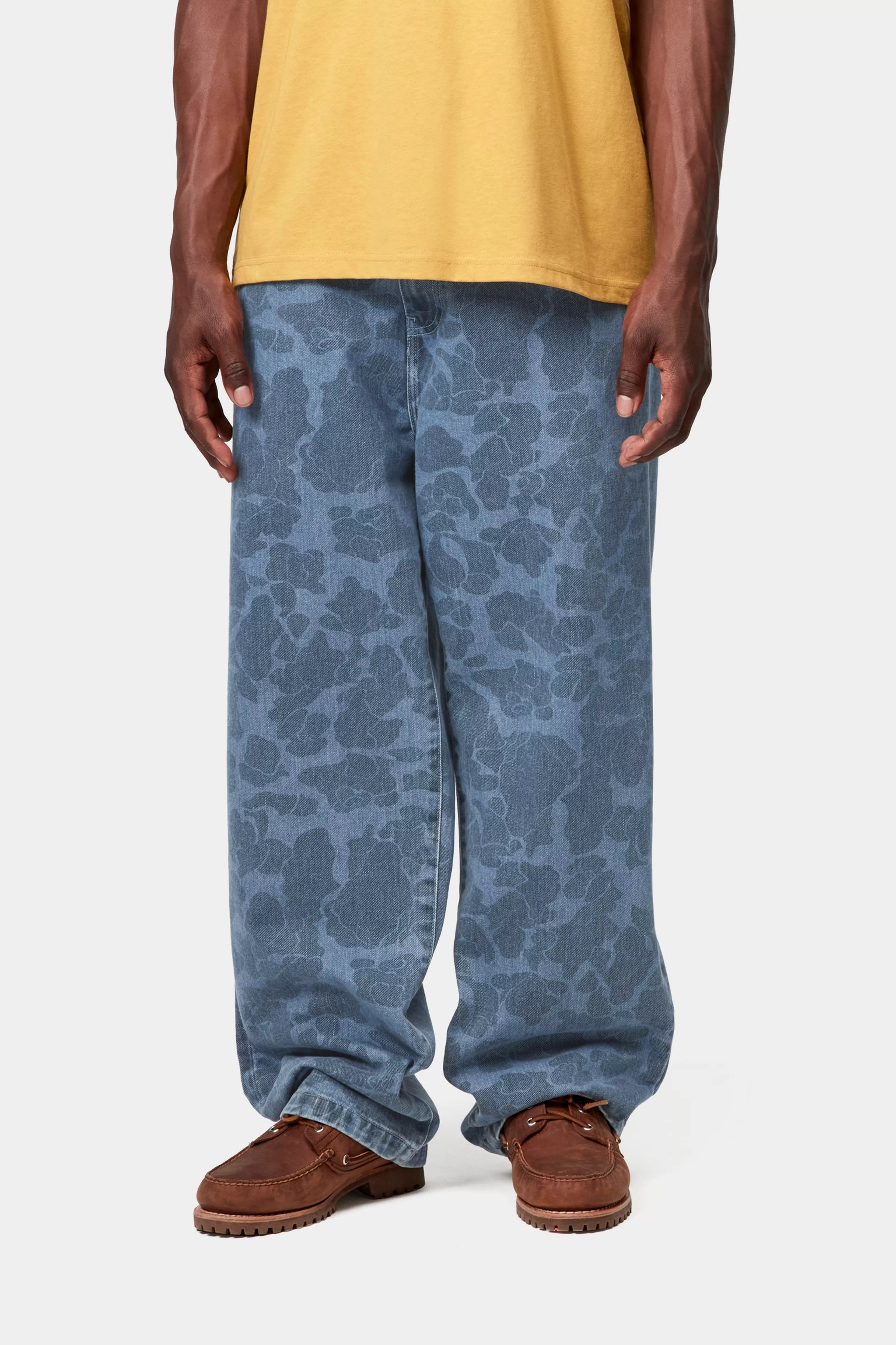 DUCK LANDON PANT  - Camo Duck, Blue (bleached)