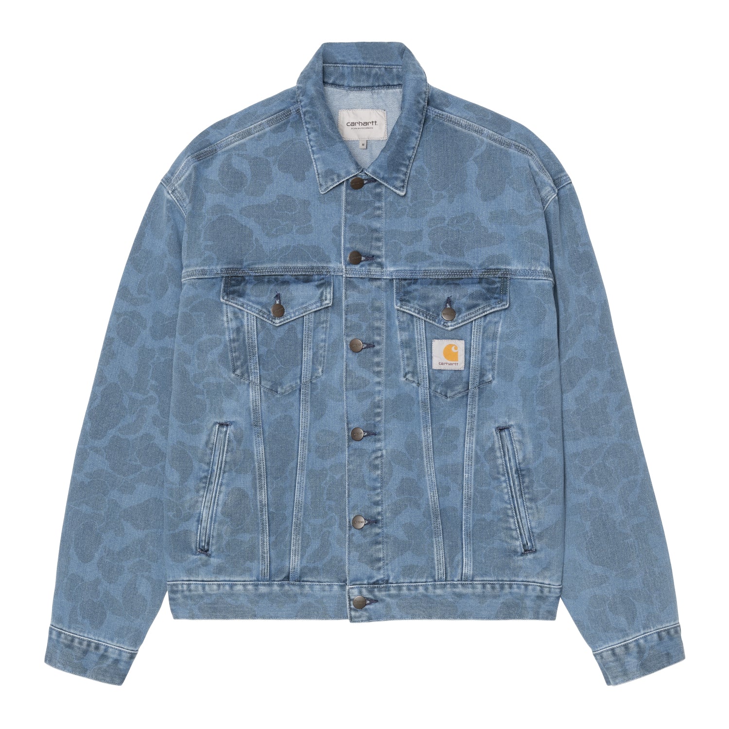 DUCK HELSTON JACKET  - Camo Duck, Blue (bleached)