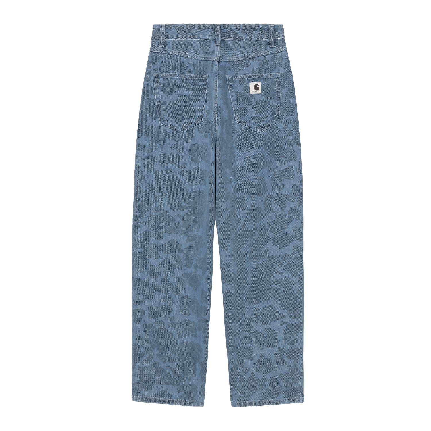 W' DUCK ORELL PANT  - Camo Duck, Blue (bleached)