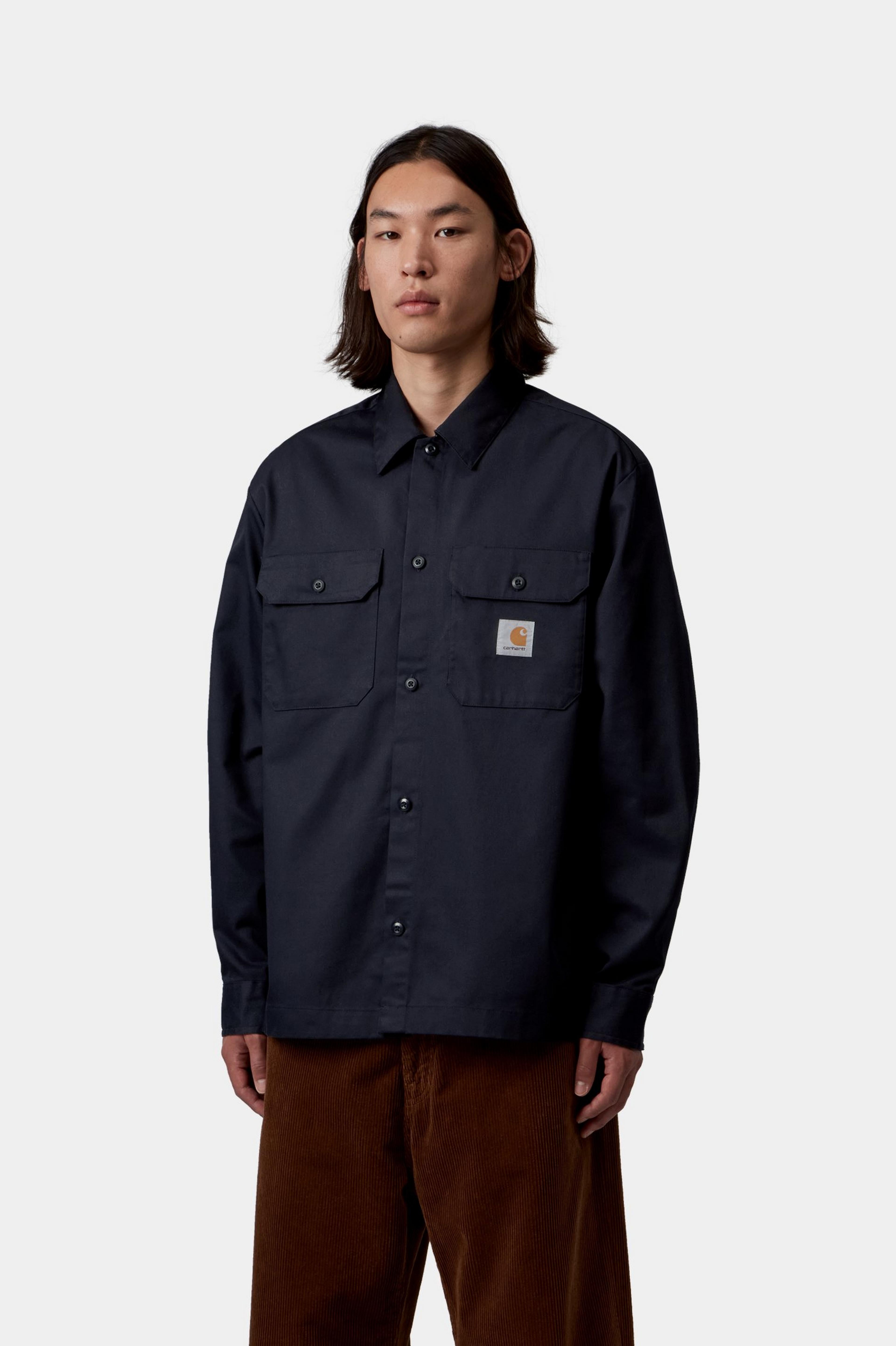 L/S Craft Shirt - Dark Navy 2