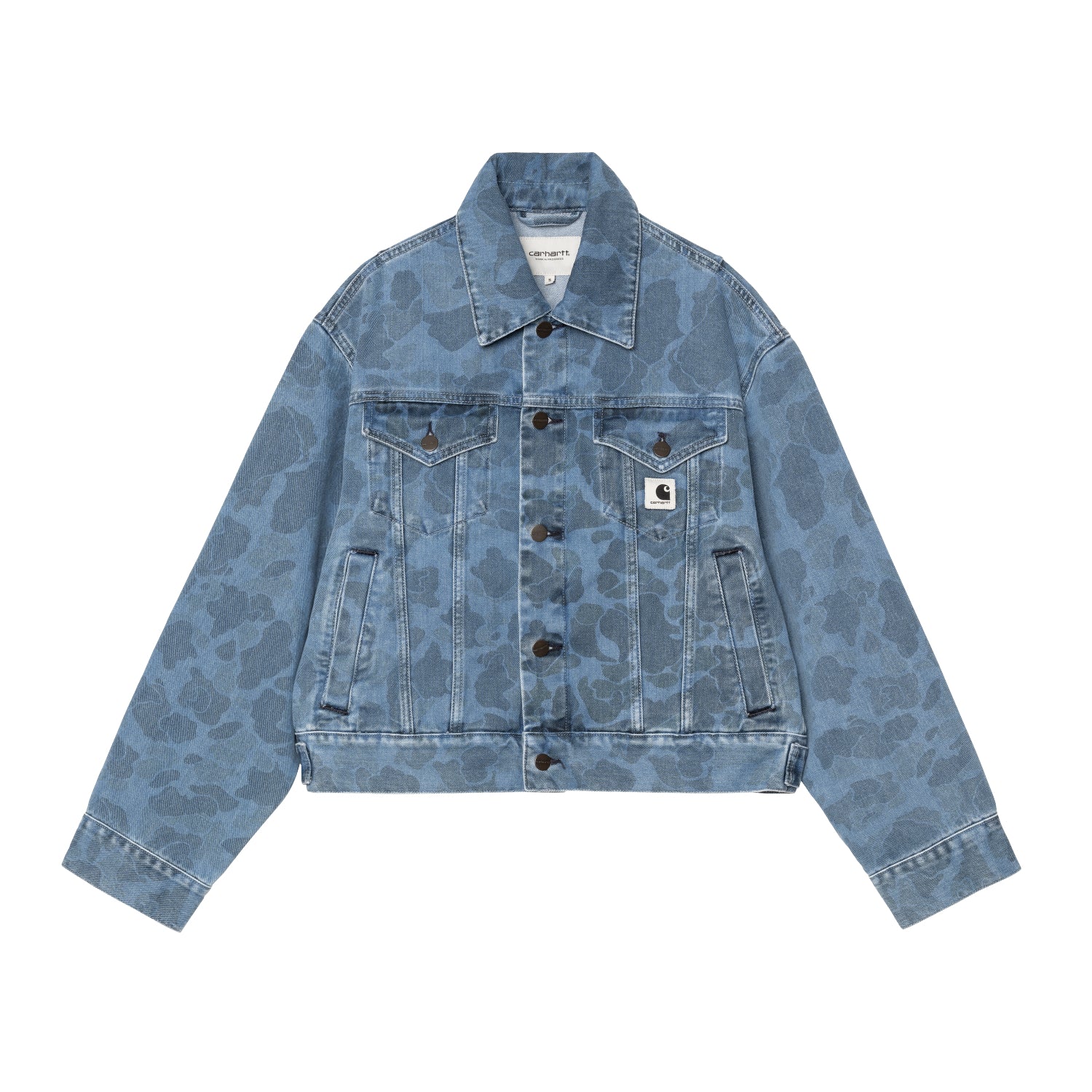 W' DUCK ORELL JACKET  - Camo Duck, Blue (bleached)