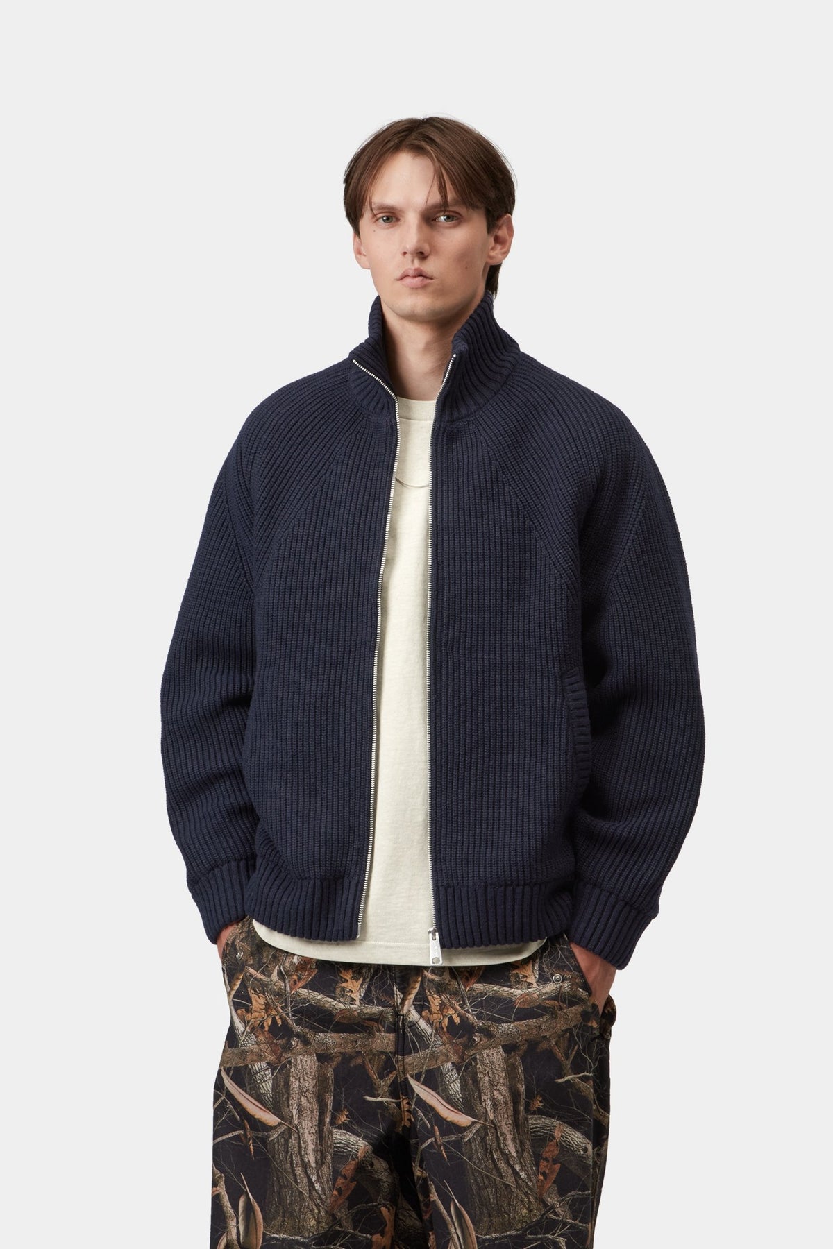 Banley Sweater Jacket - Dark Navy