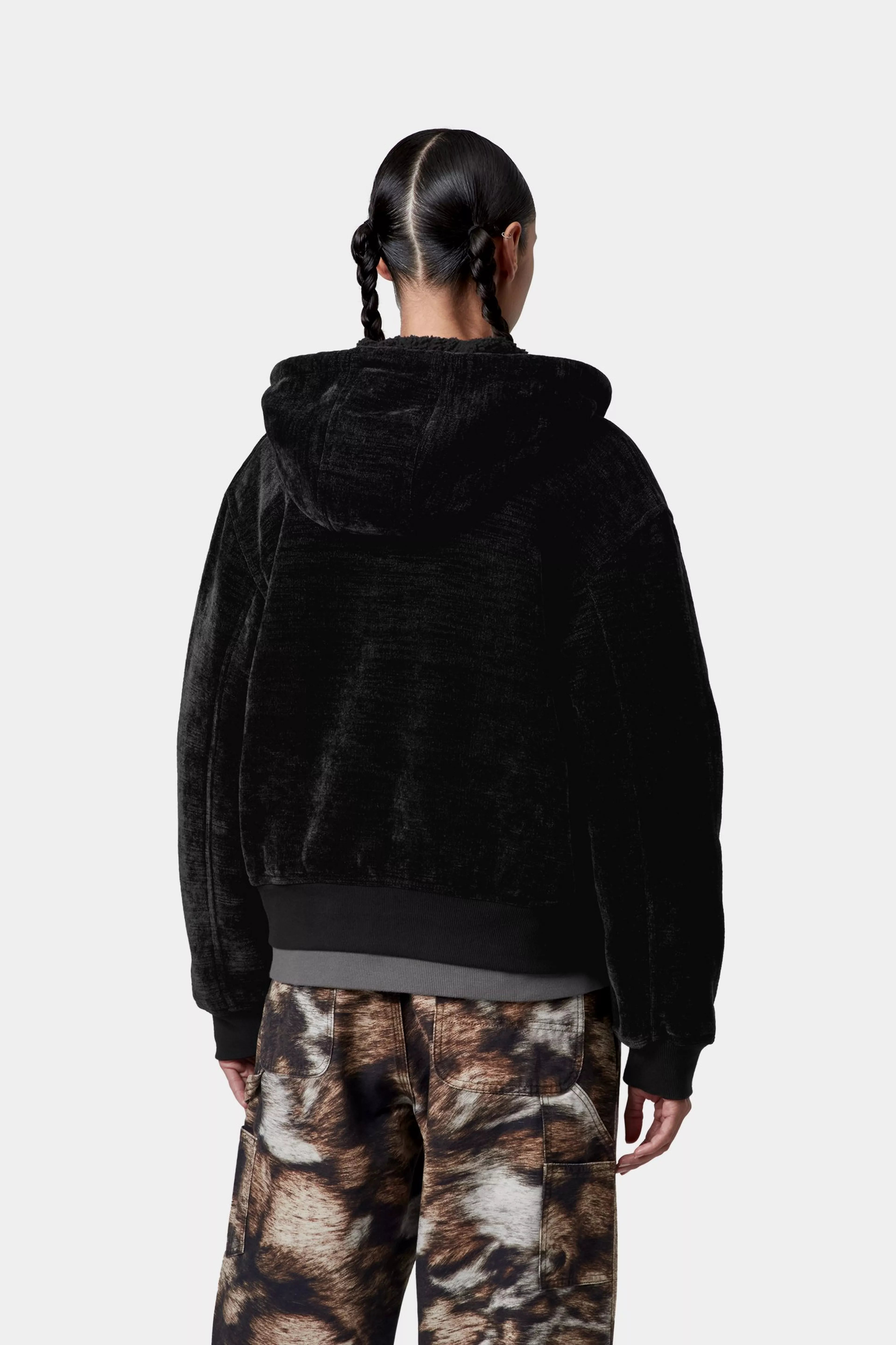 W' OG ACTIVE SWEAT JACKET - Black