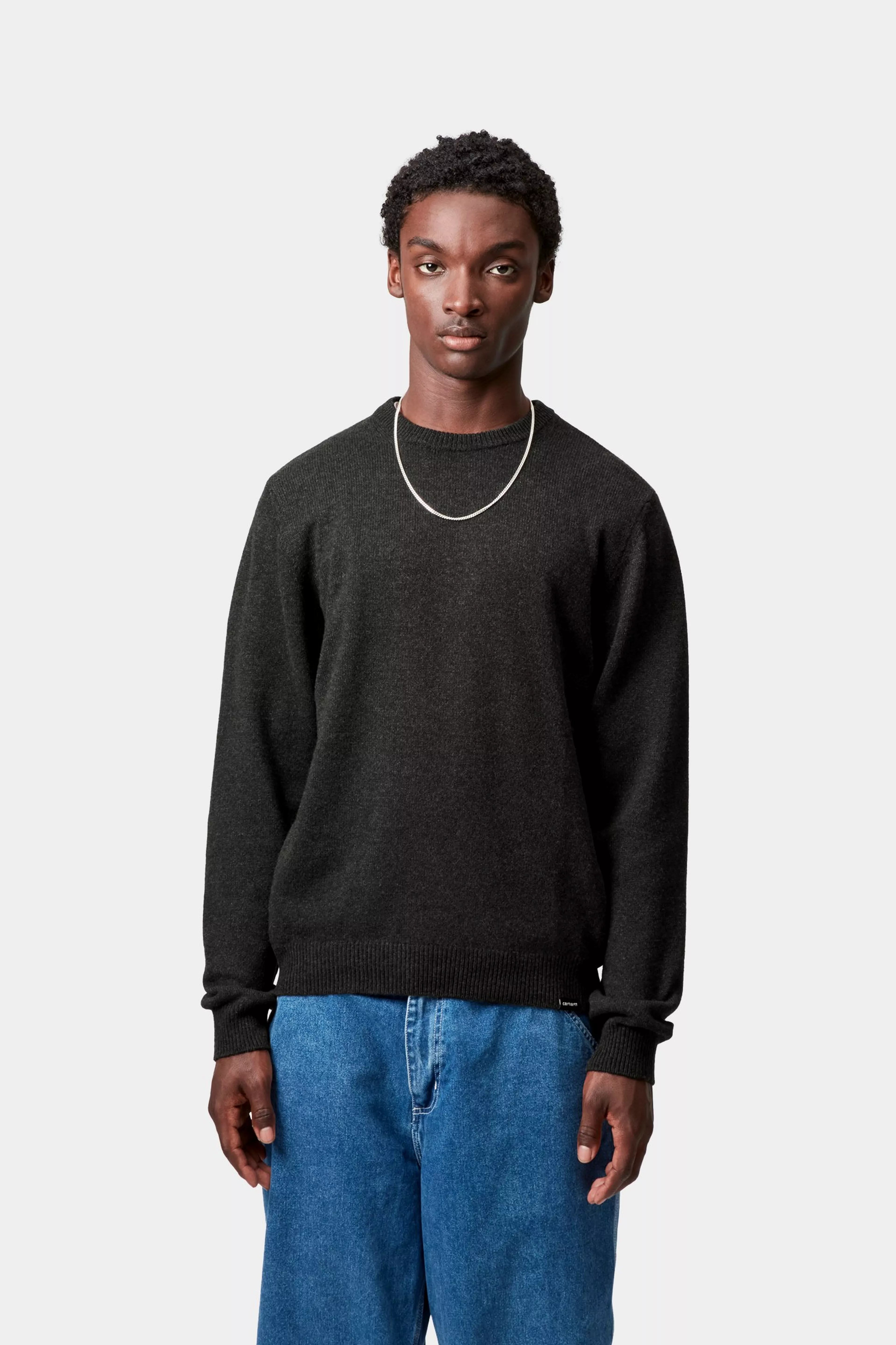 ALTEN SWEATER  - Black Heather