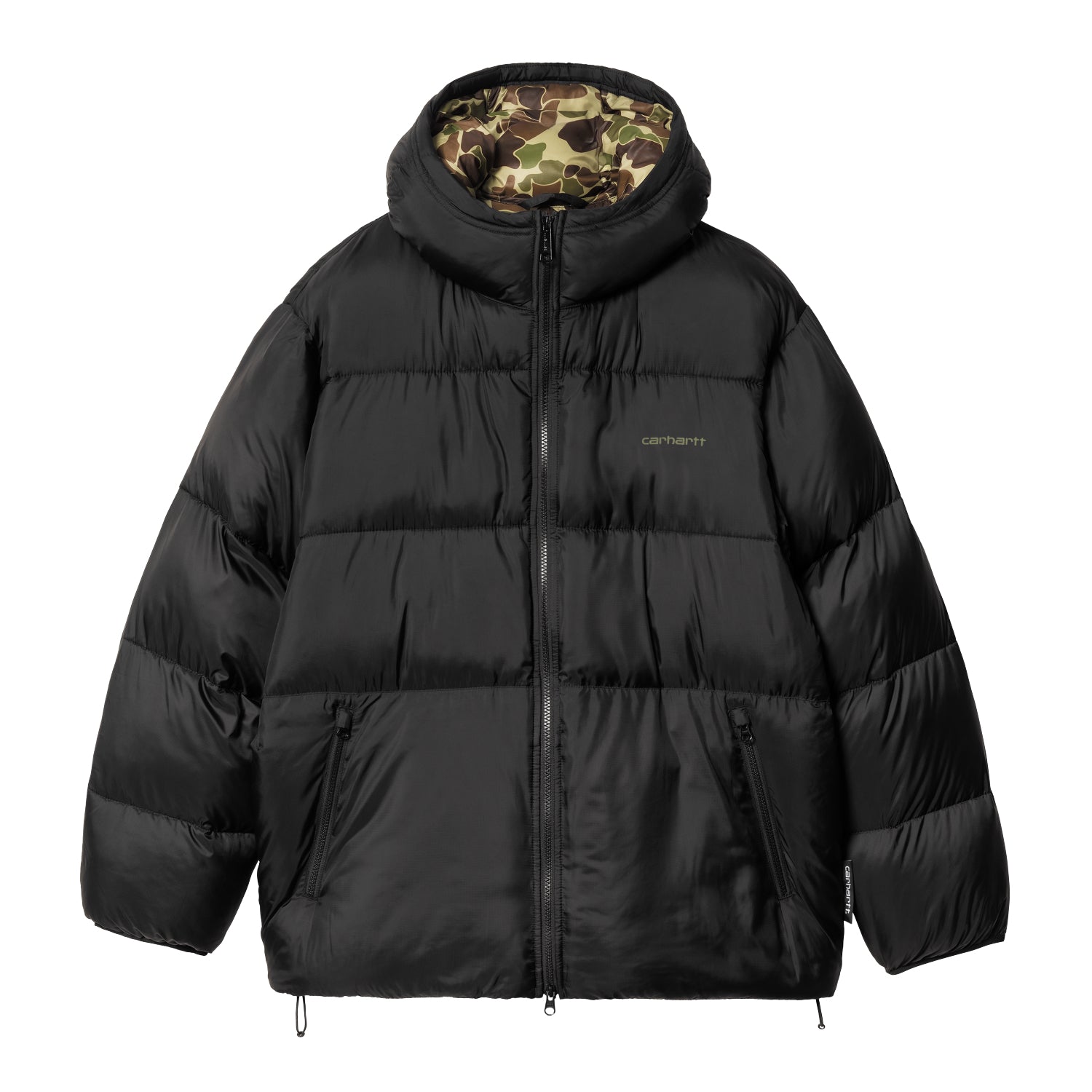 TORONTO JACKET  - Black / Camo Duck Green
